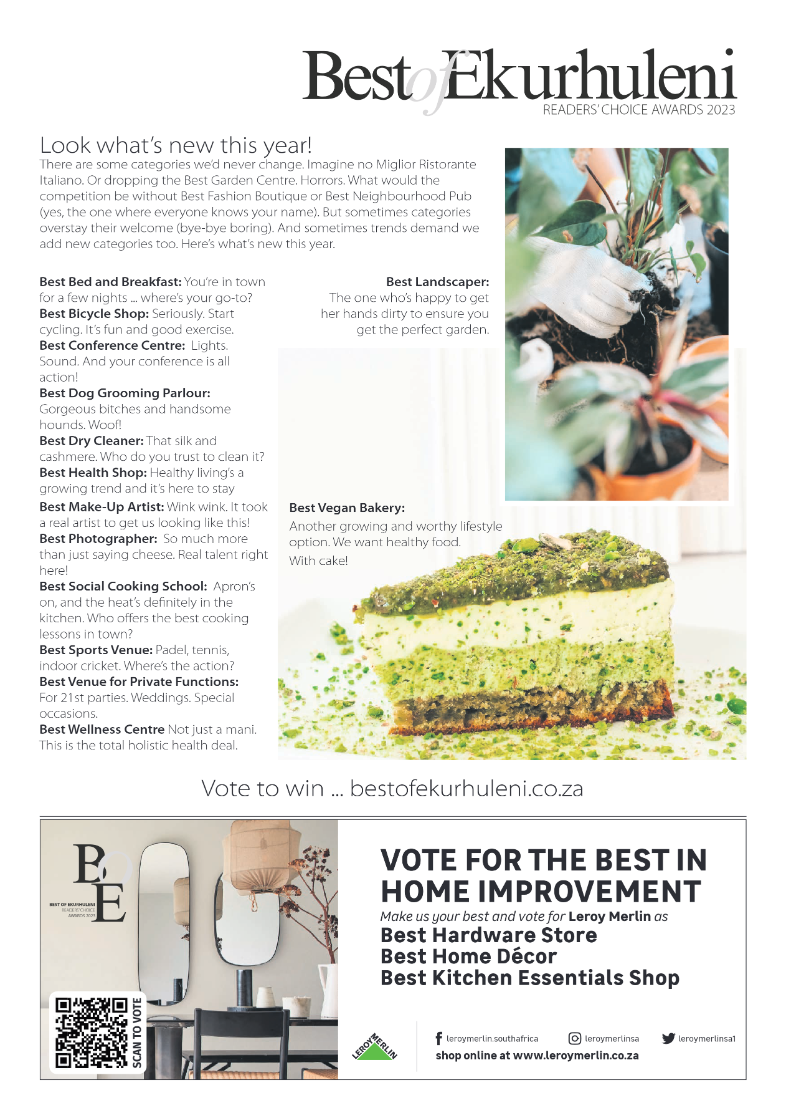 Best of Ekurhuleni Readers Choice Awards 2023 page 3