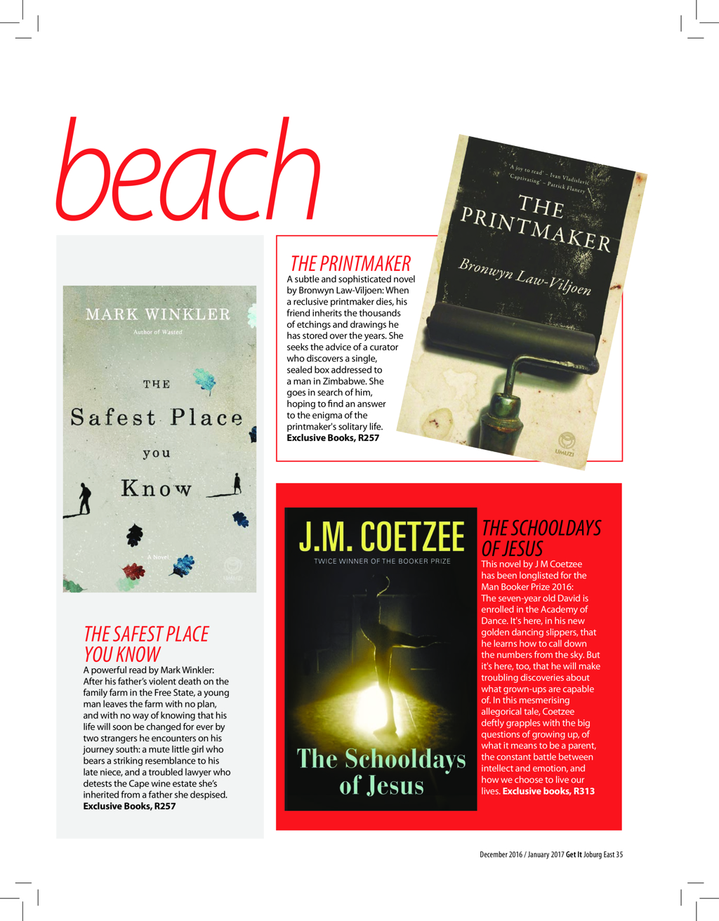 Get it East Magazine. page 35