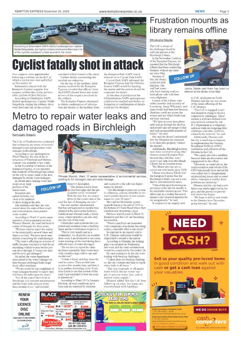 Kempton Express 23 November 2023 page 3