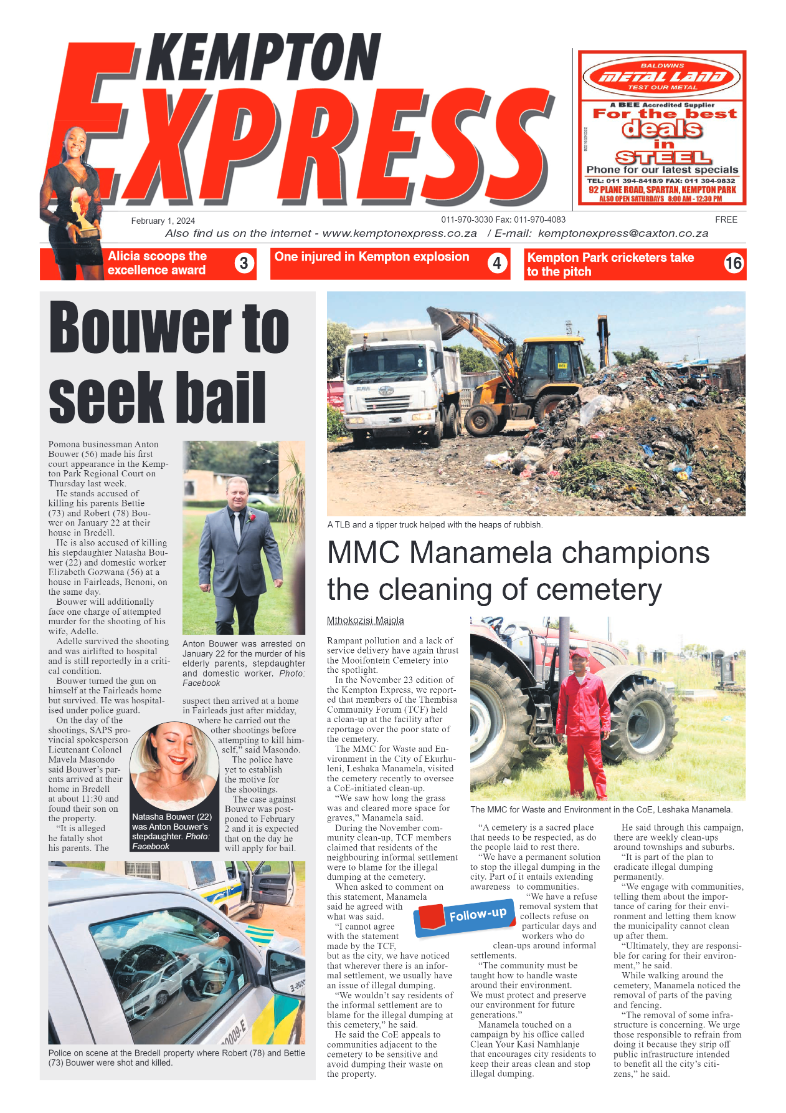 Kempton Express 01 February 2024 page 1