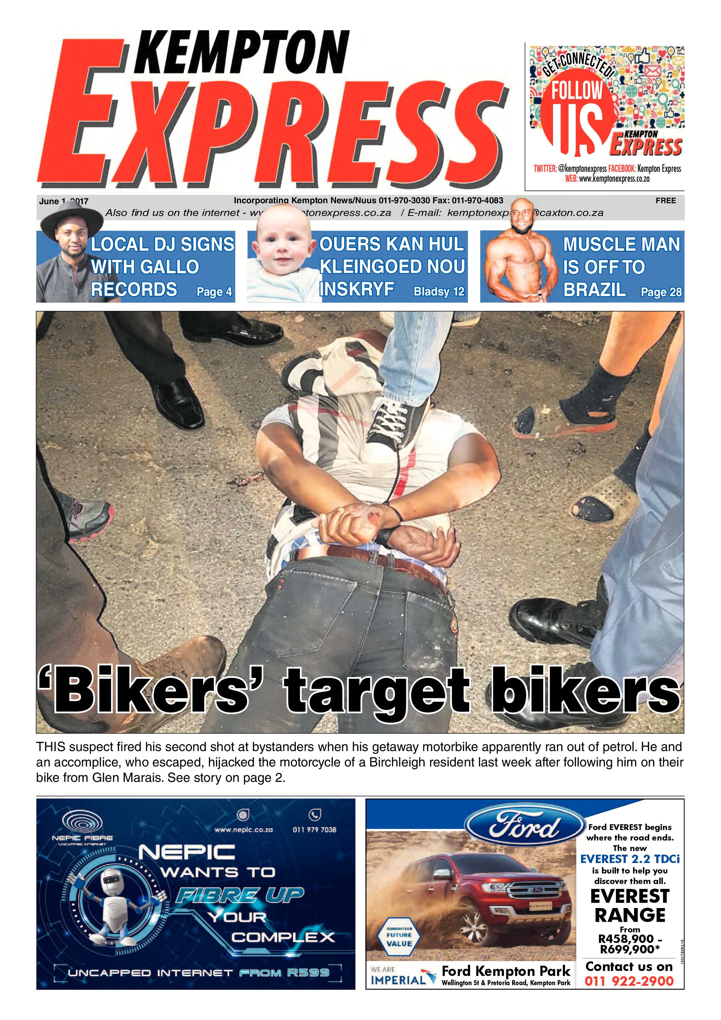 Kempton Express 01 June 2017 page 1