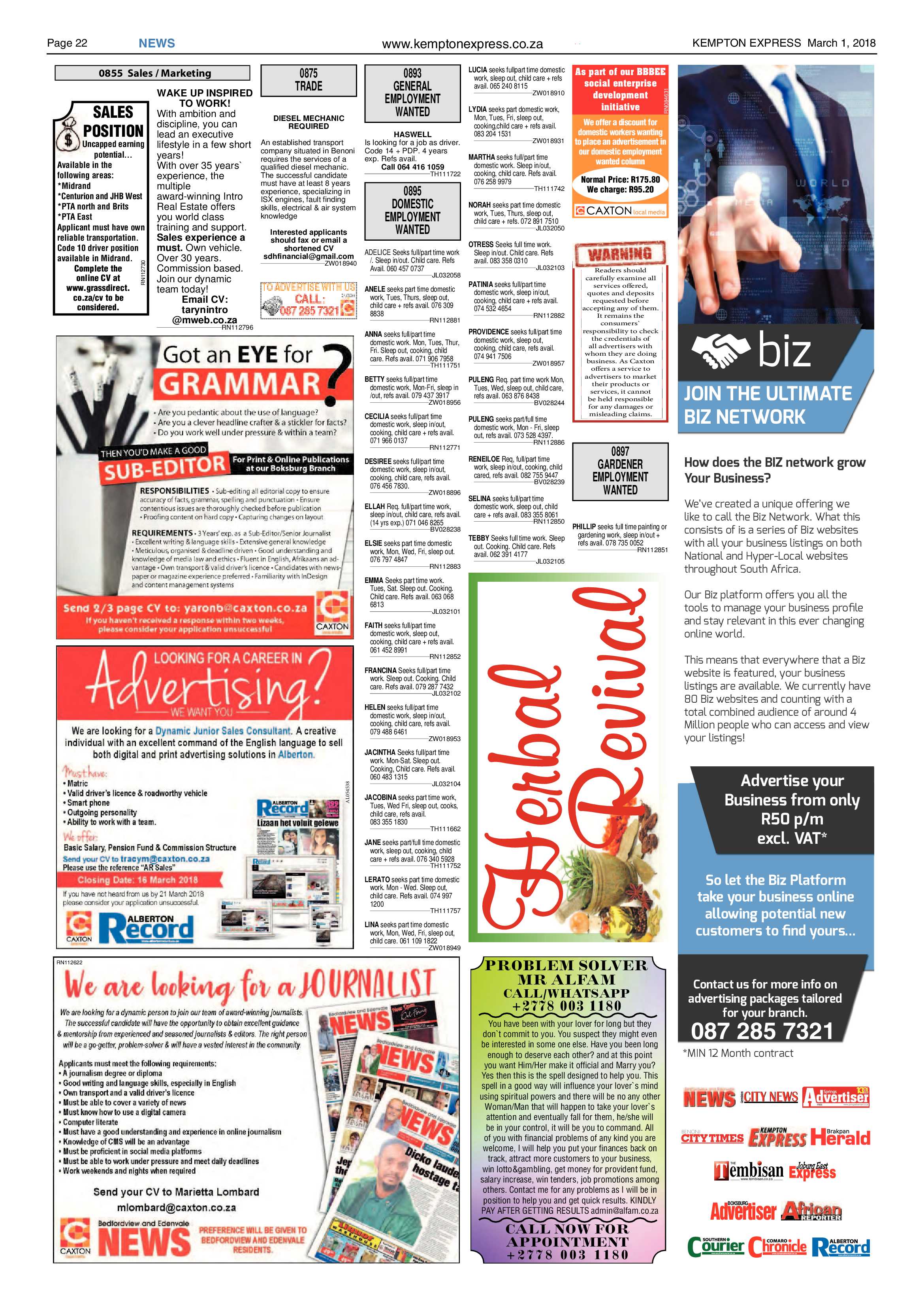 Kempton Express 01 March 2018 page 22