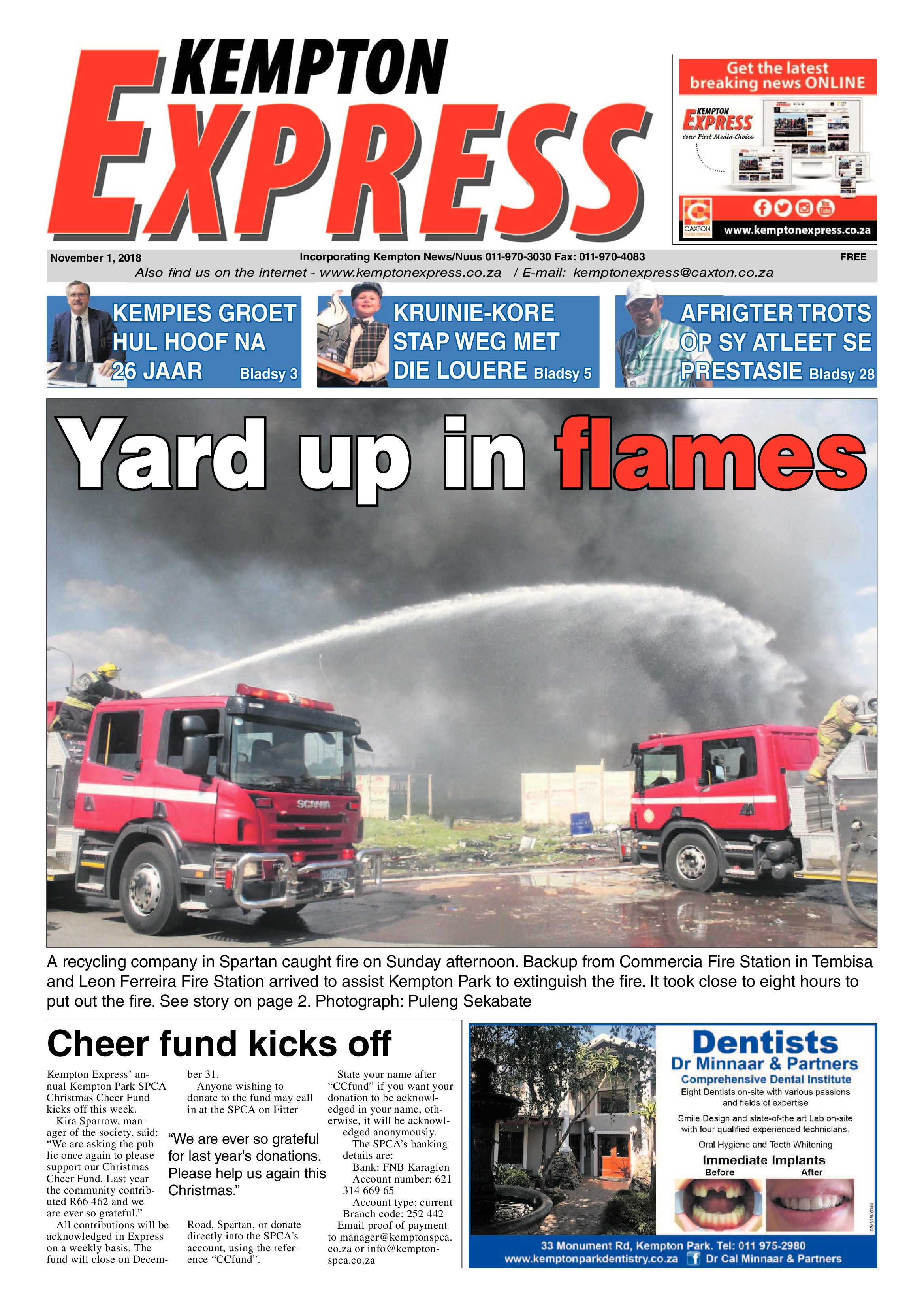 Kempton Express 01 November 2018 page 1