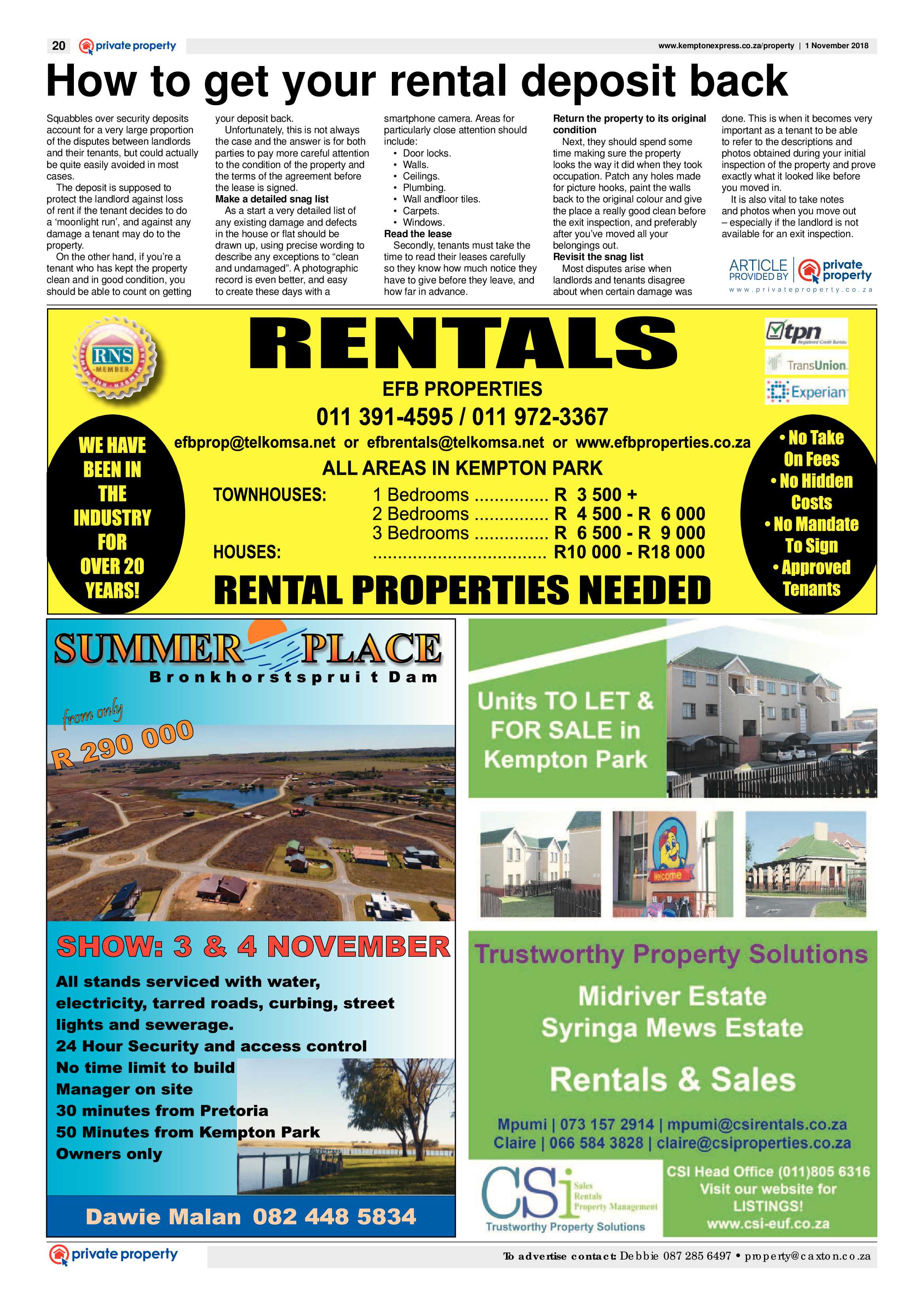 Kempton Express 01 November 2018 page 20