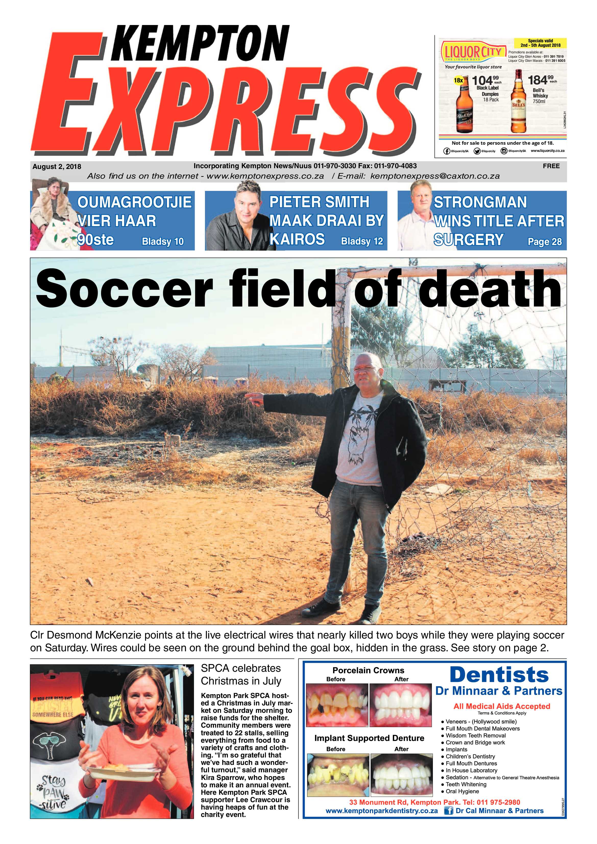 Kempton Express 02 August 2018 page 1