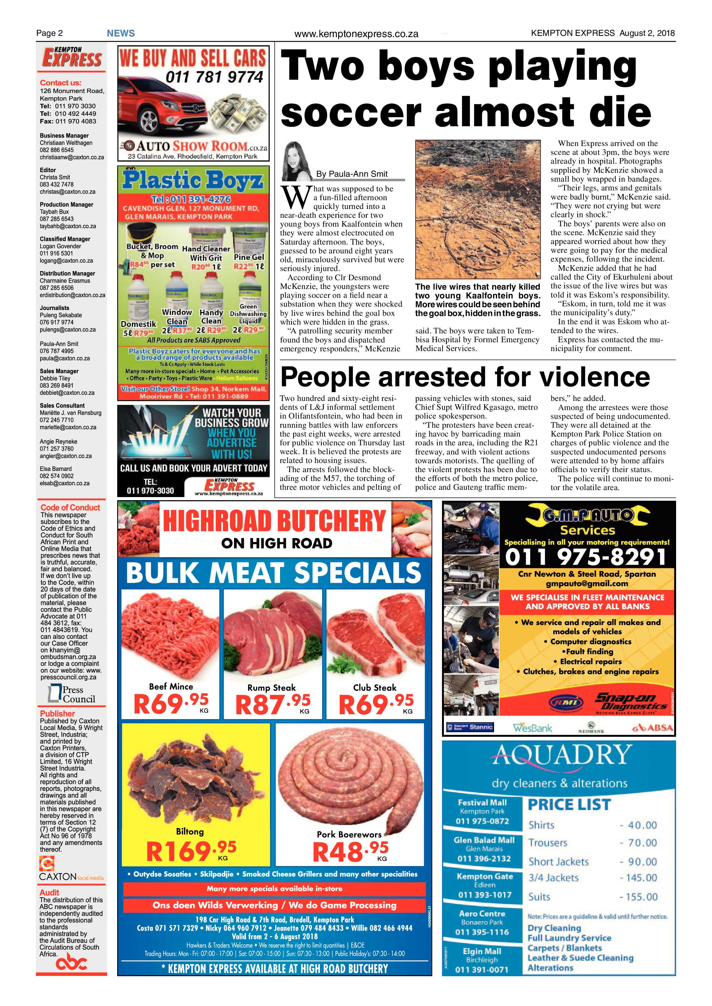 Kempton Express 02 August 2018 page 2