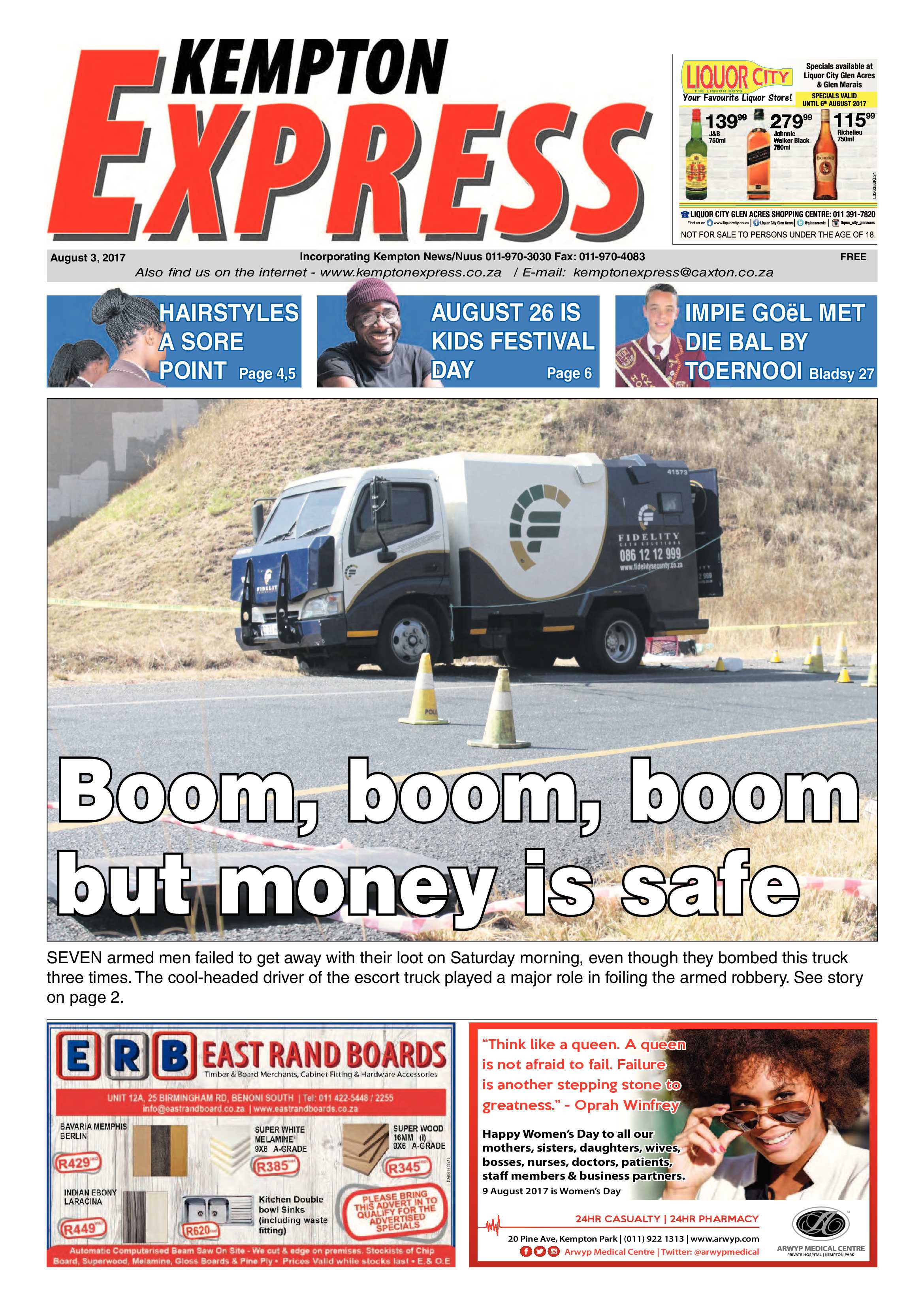 Kempton Express 03 August 2017 page 1