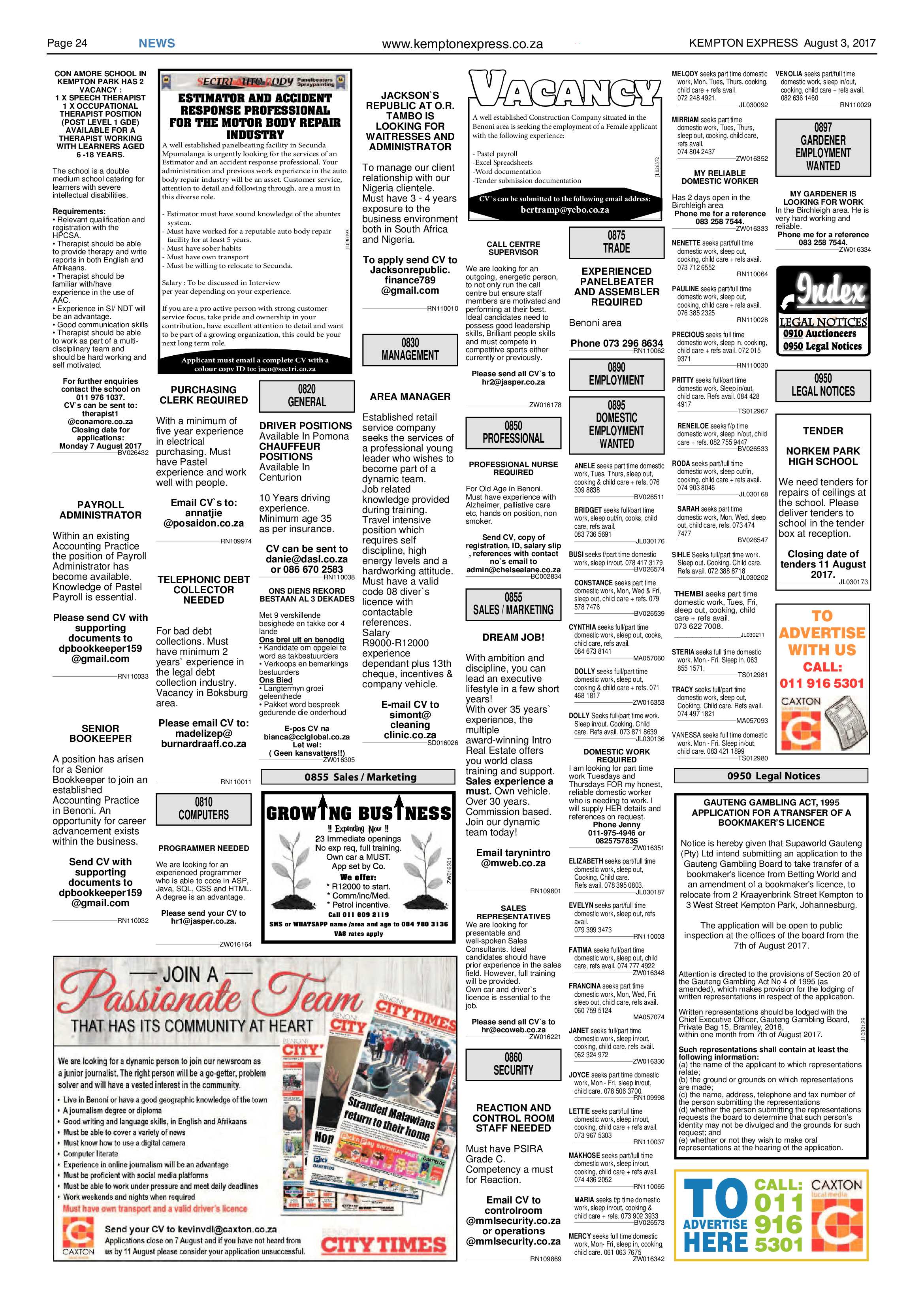 Kempton Express 03 August 2017 page 24