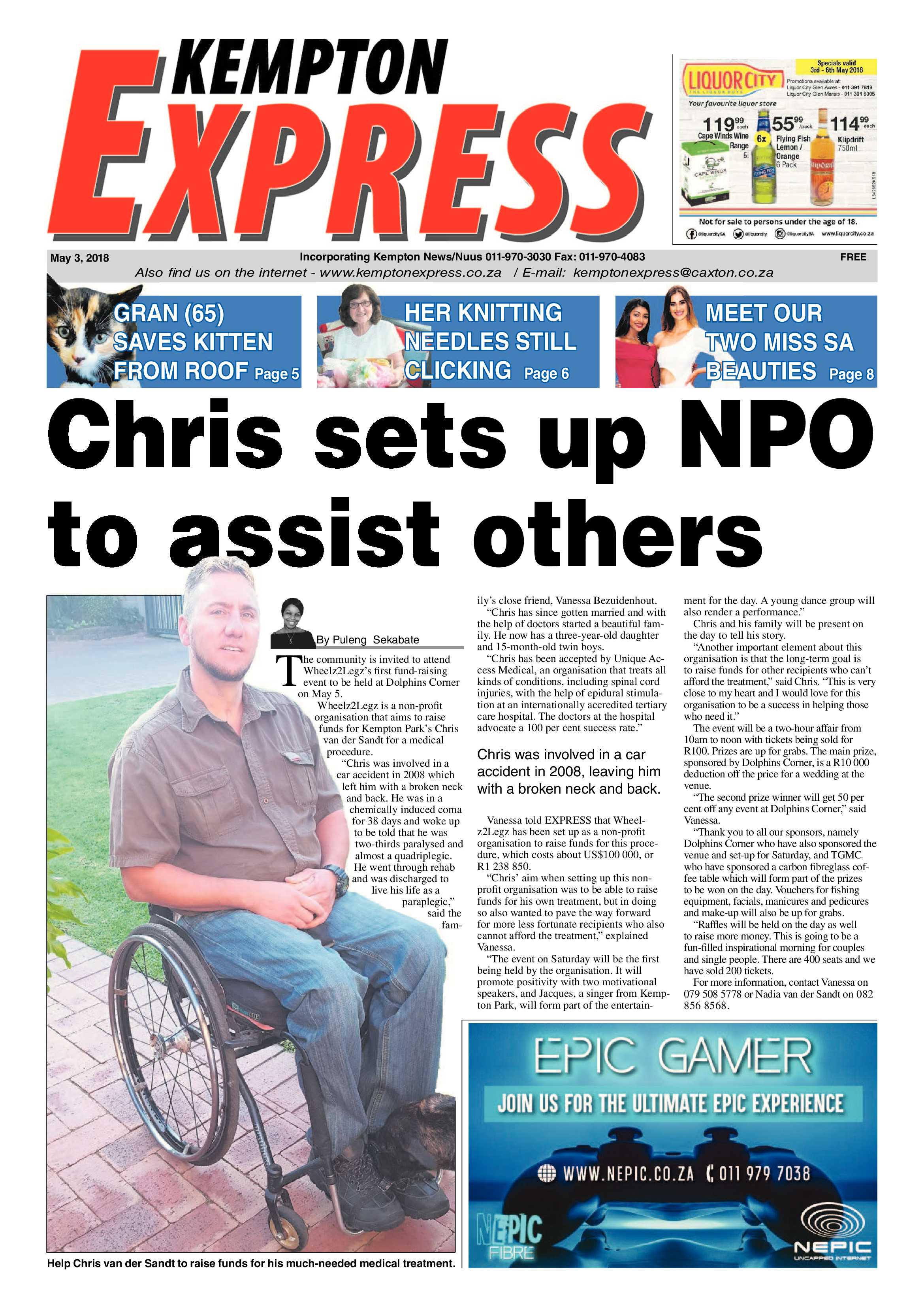 Kempton Express 03 May 2018 page 1