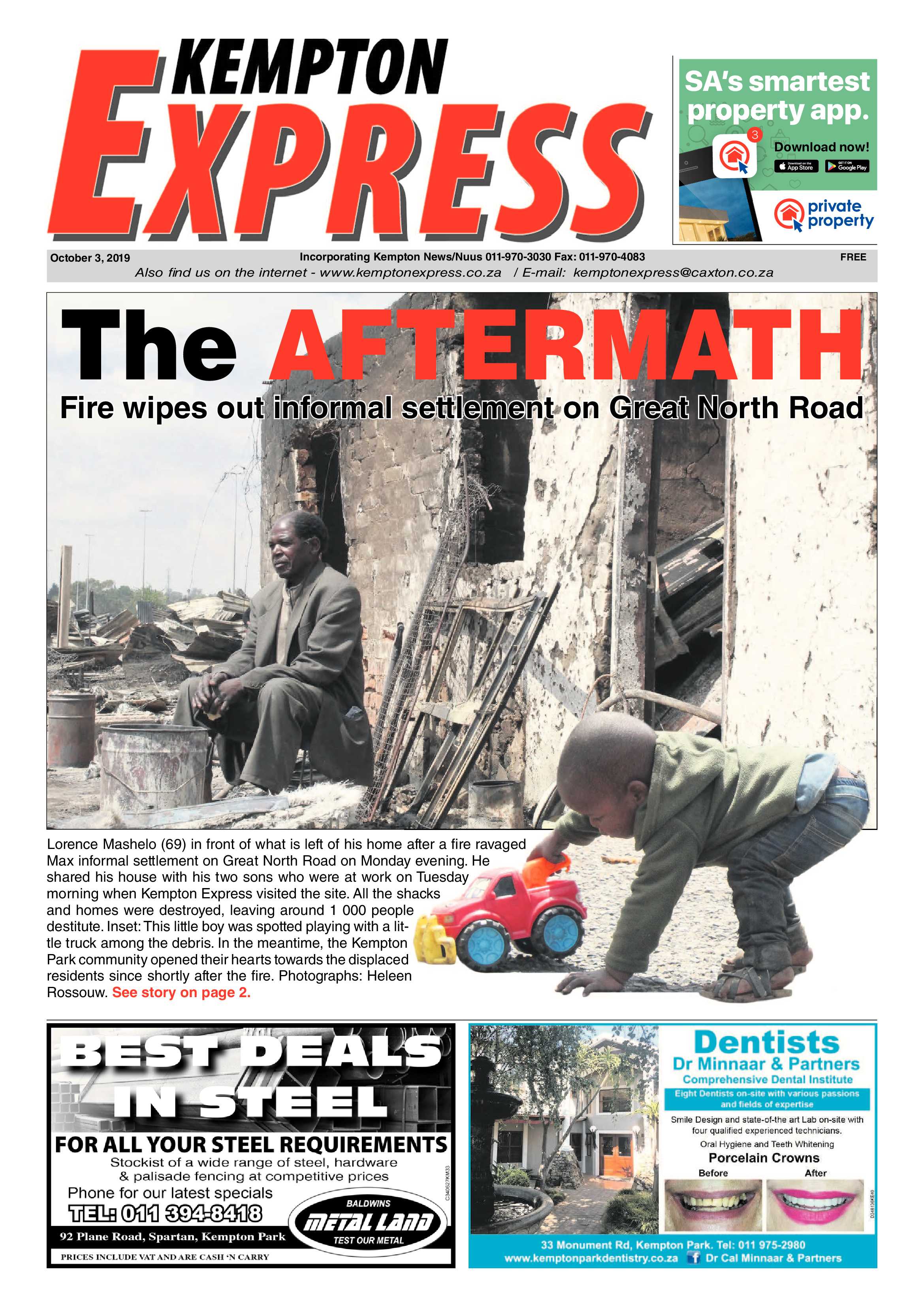 Kempton Express 03 October 2019 page 1
