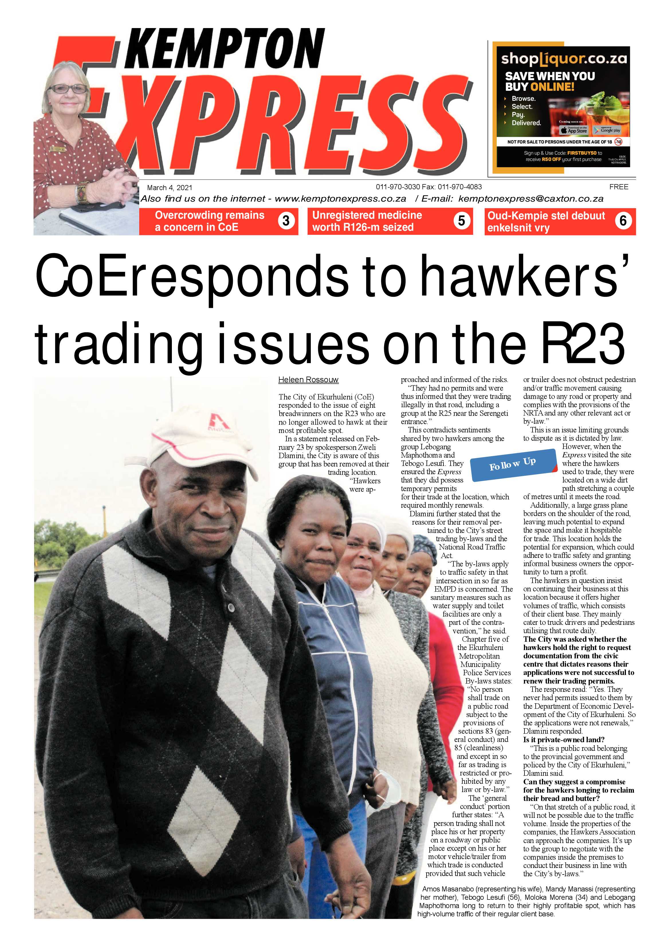 Kempton Express 04 March 2021 page 1