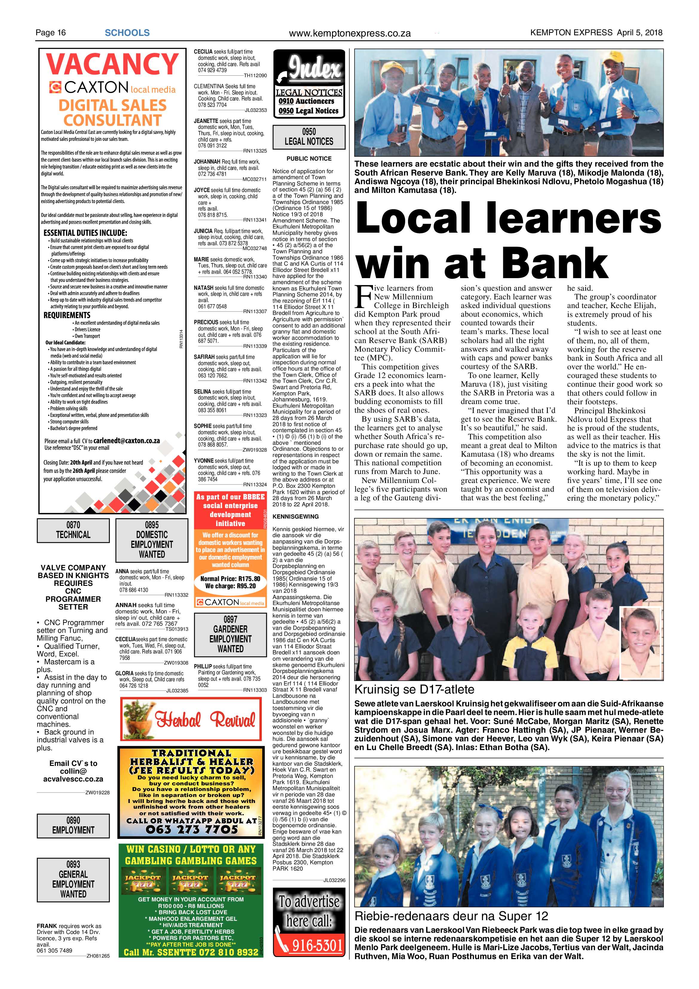 Kempton Express 05 April 2018 page 16