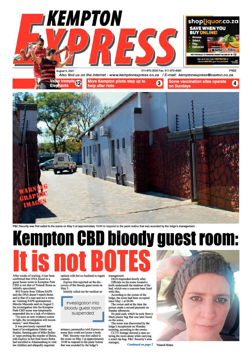Kempton Express 05 August 2021 page 1