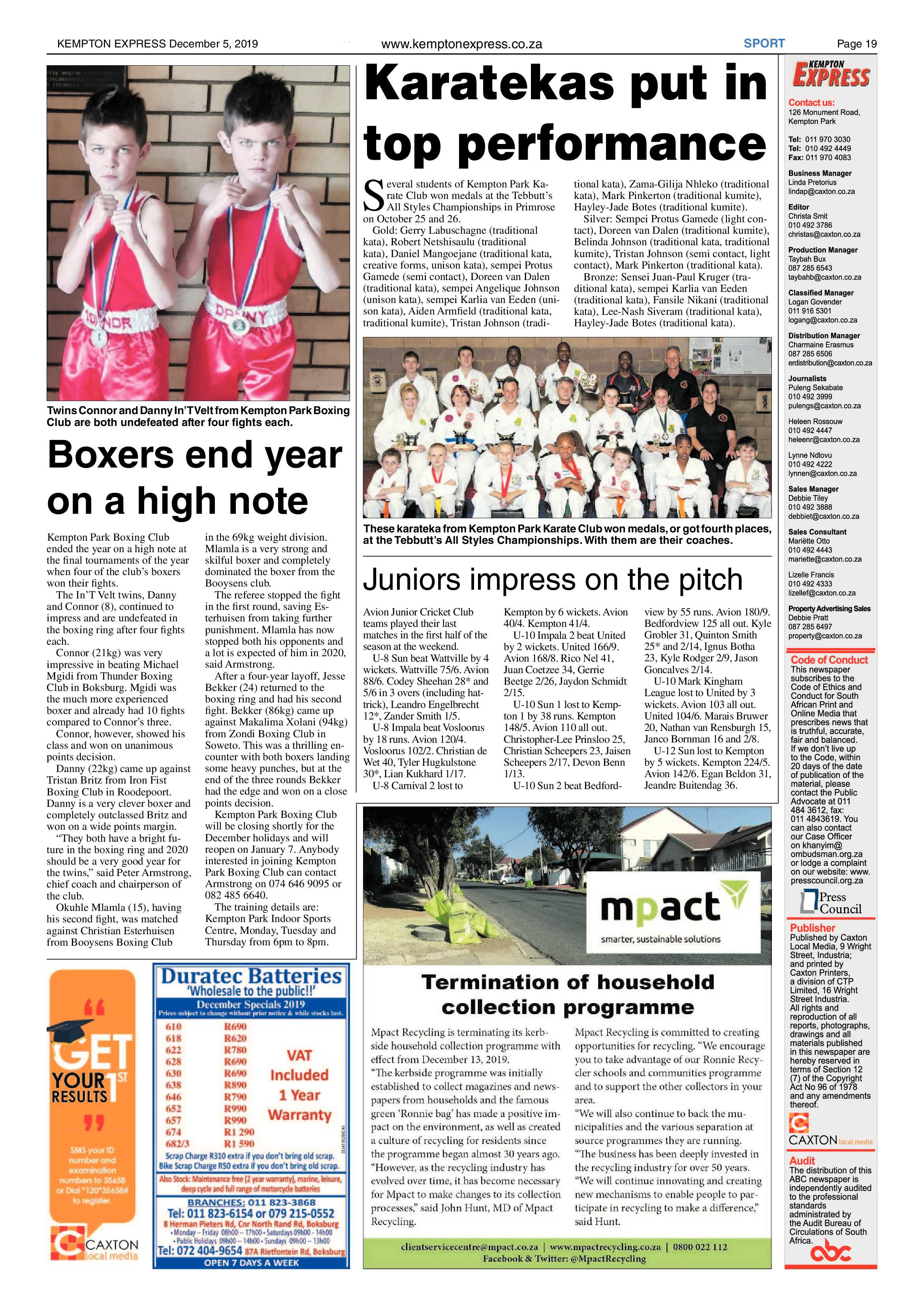 Kempton Express 05 December 2019 page 19