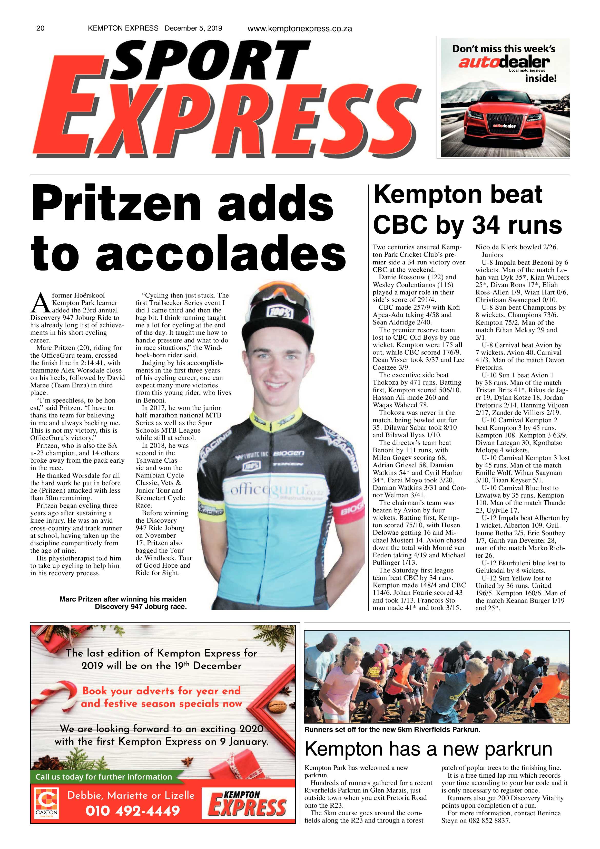 Kempton Express 05 December 2019 page 20