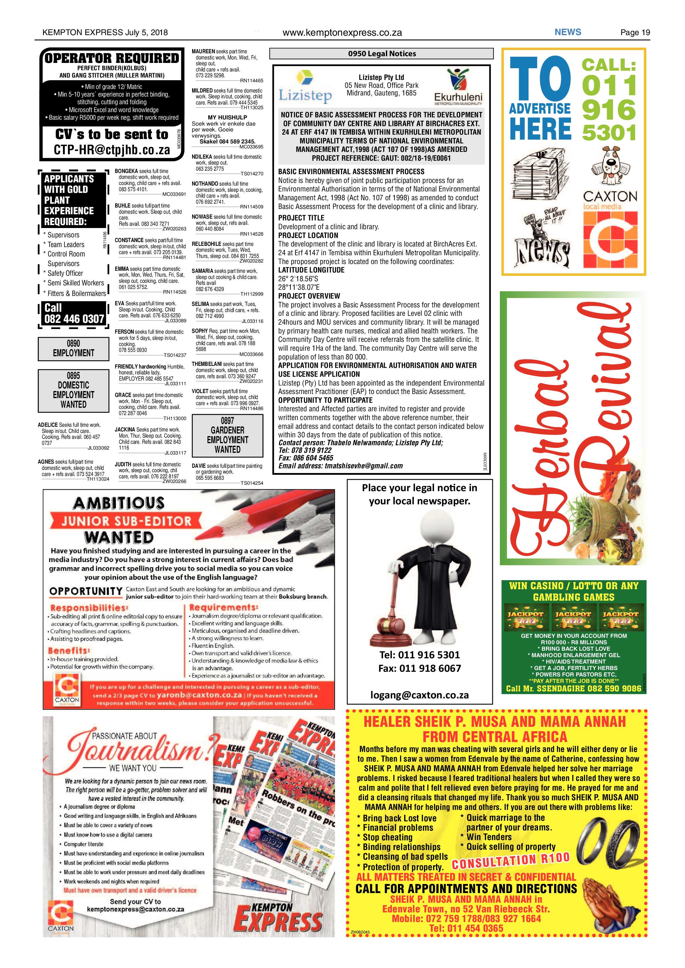 Kempton Express 05 July 2018 page 19