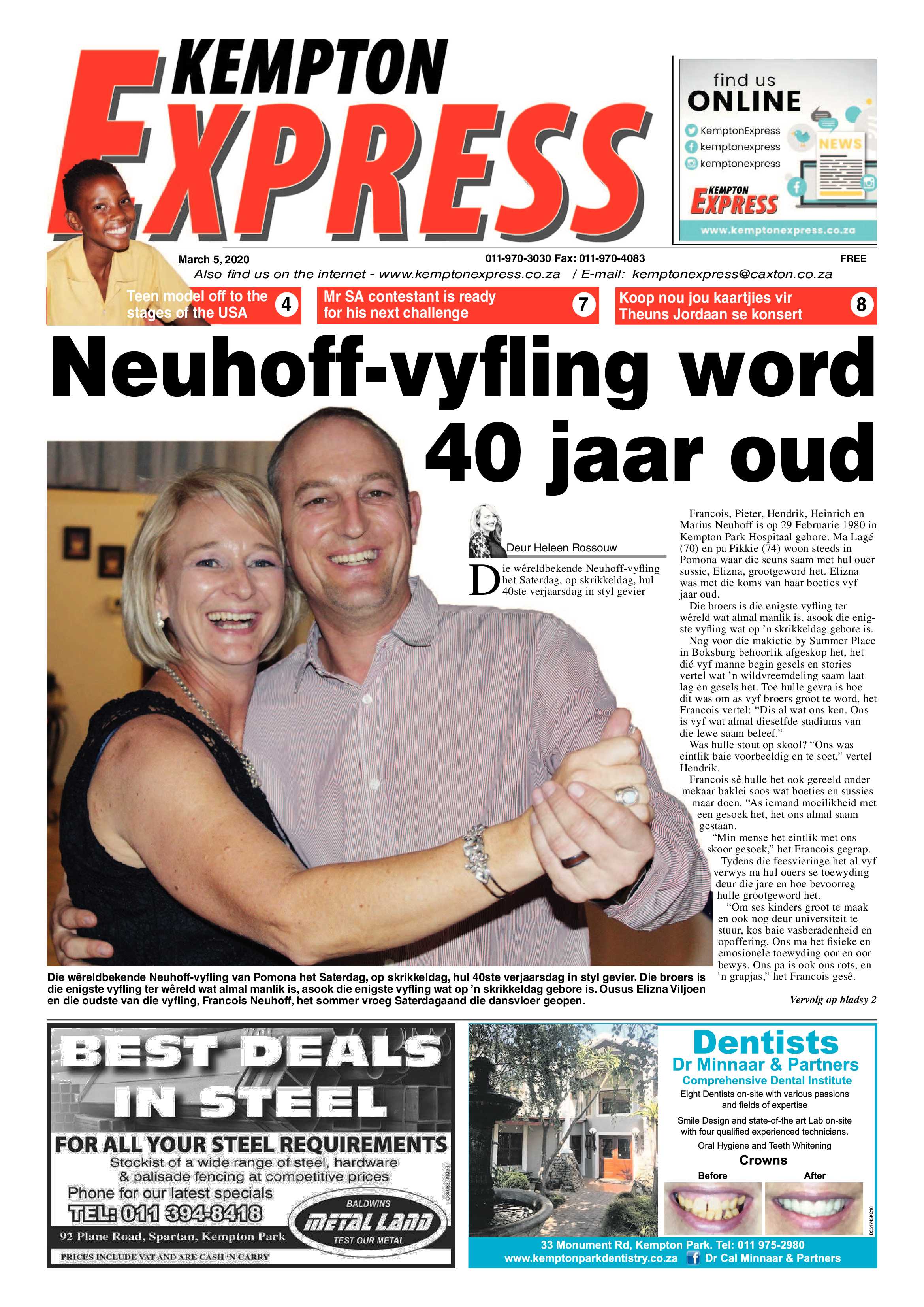 Kempton Express 05 March 2020 page 1