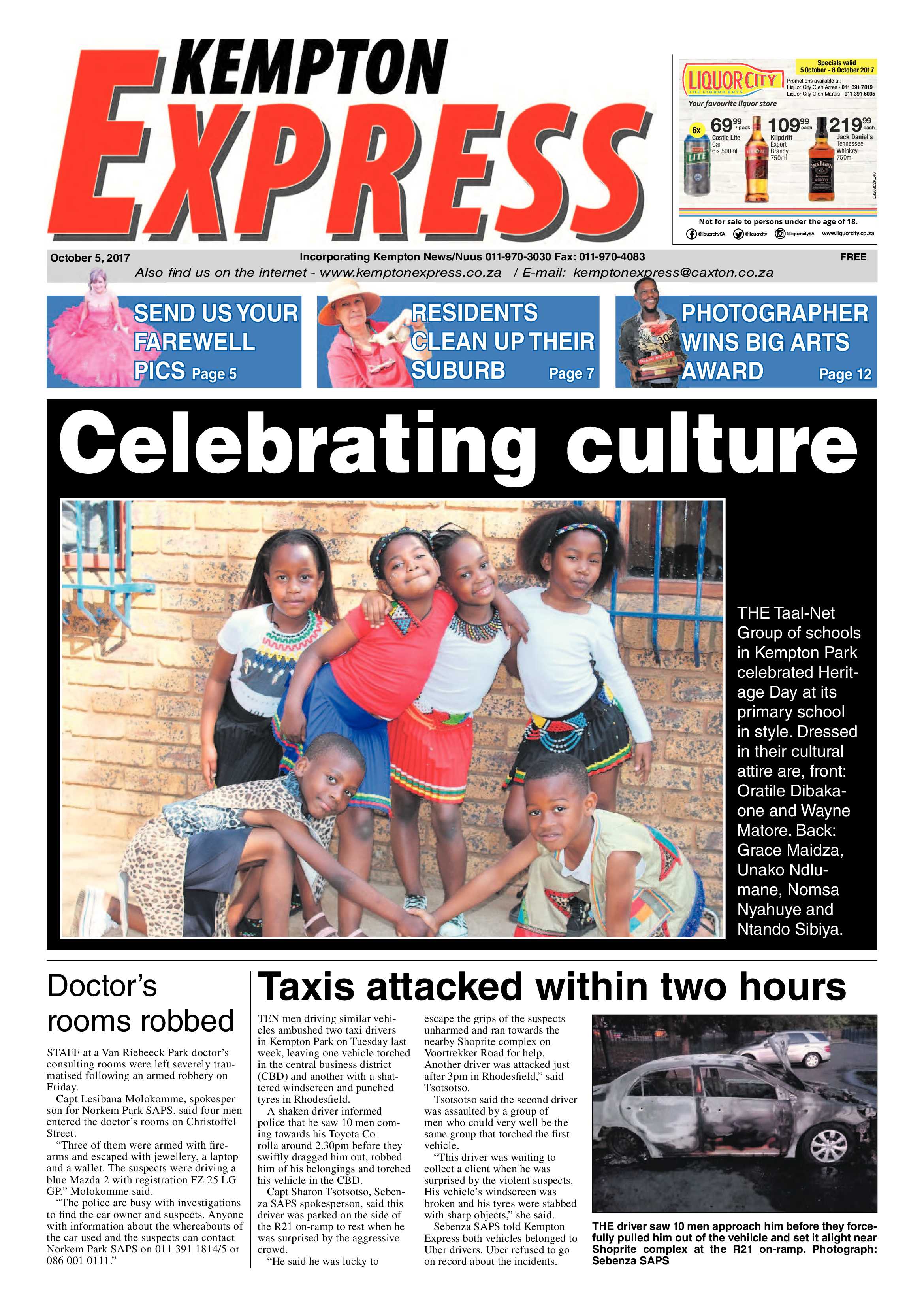 Kempton Express 05 October 2017 page 1