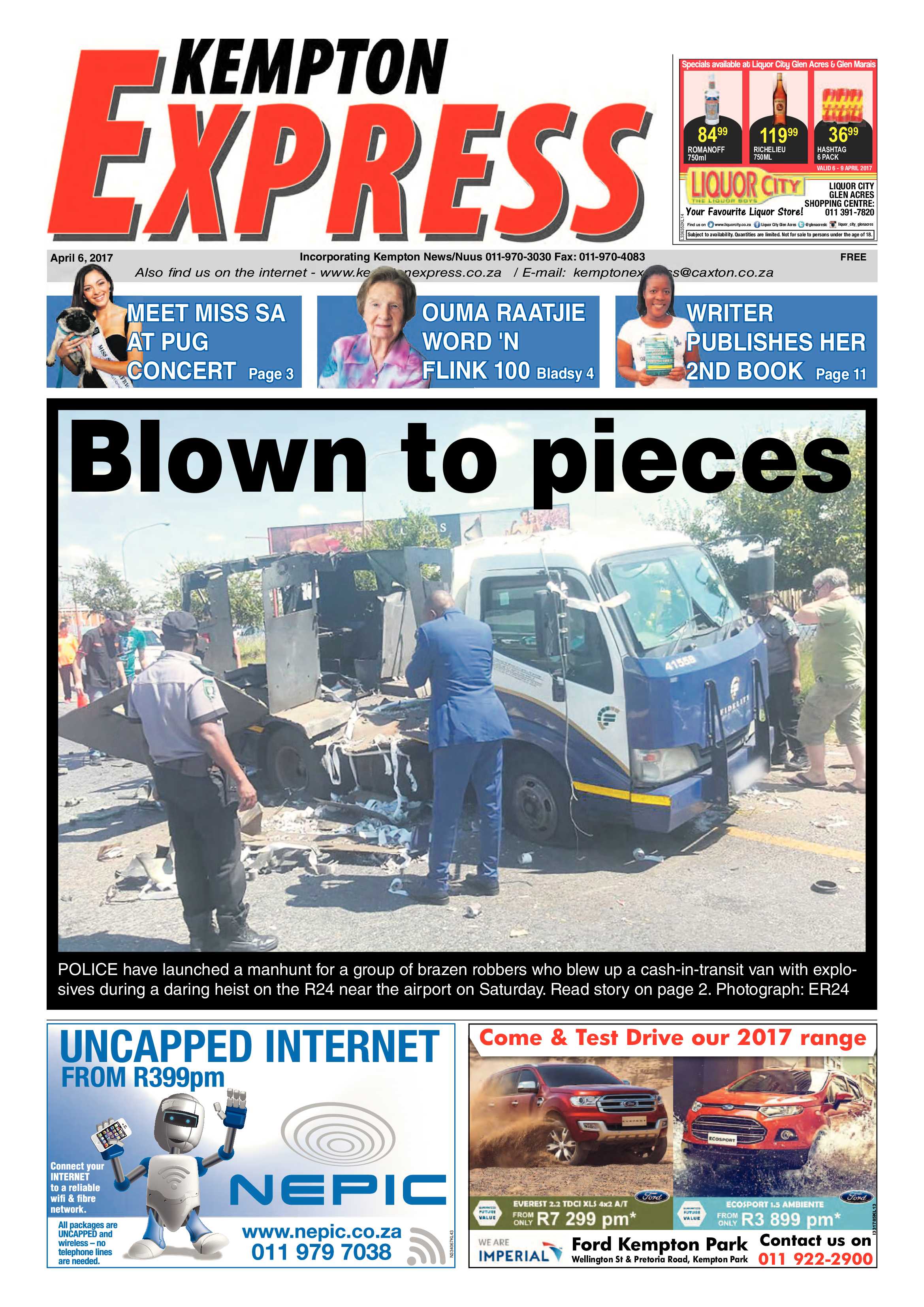 Kempton Express 06 April 2017 page 1