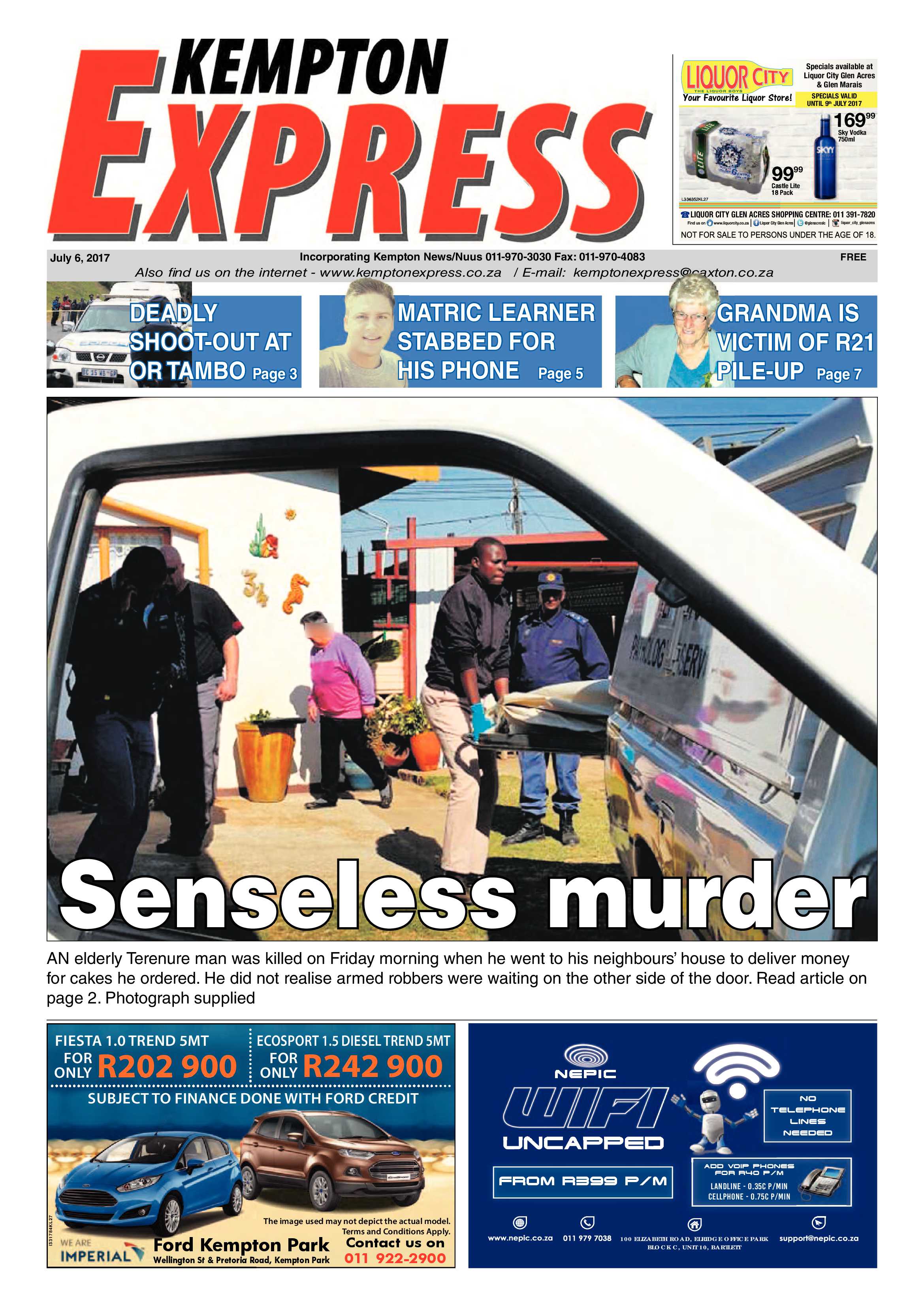 Kempton Express 06 July 2017 page 1