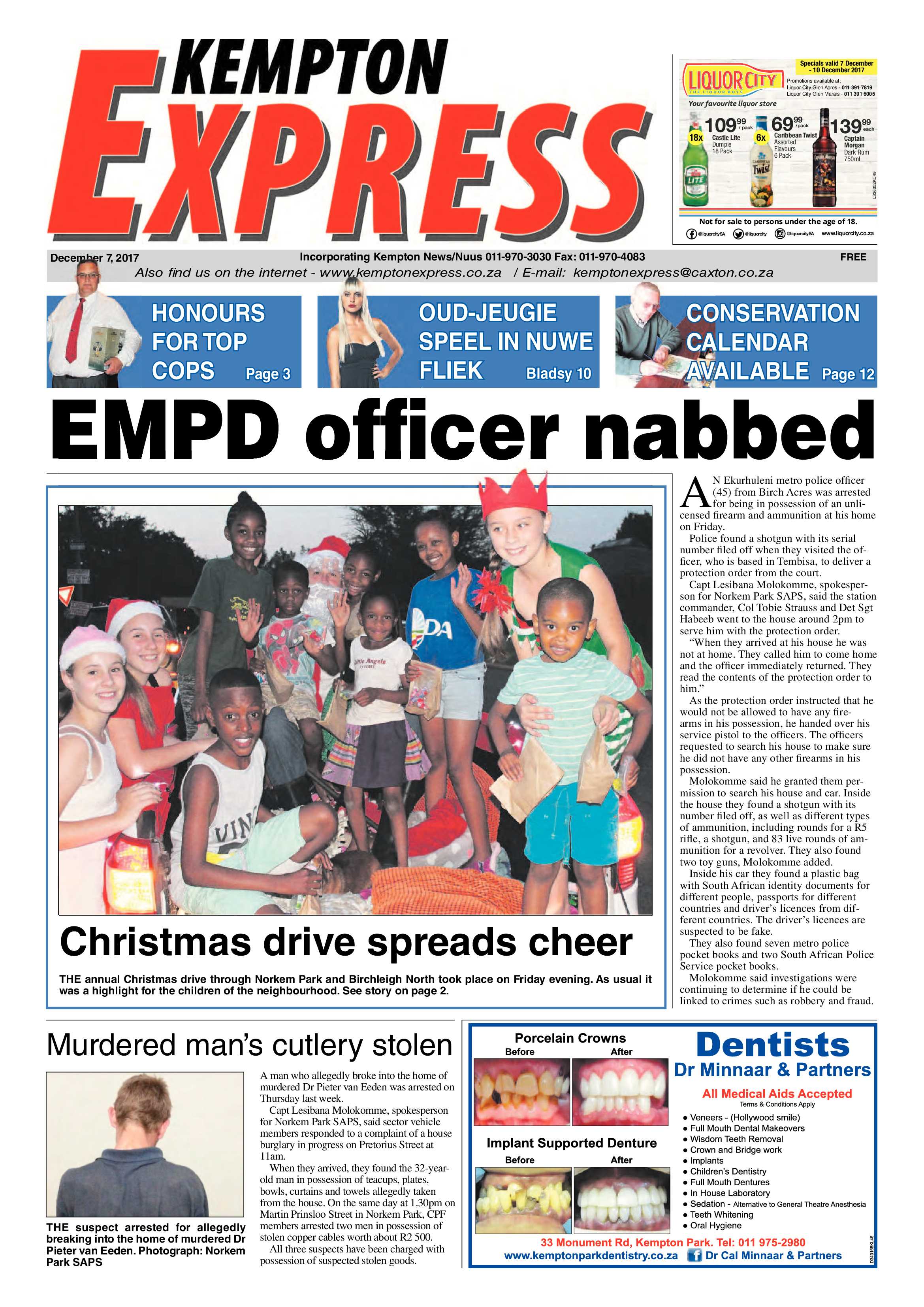 Kempton Express 07 December 2017 page 1