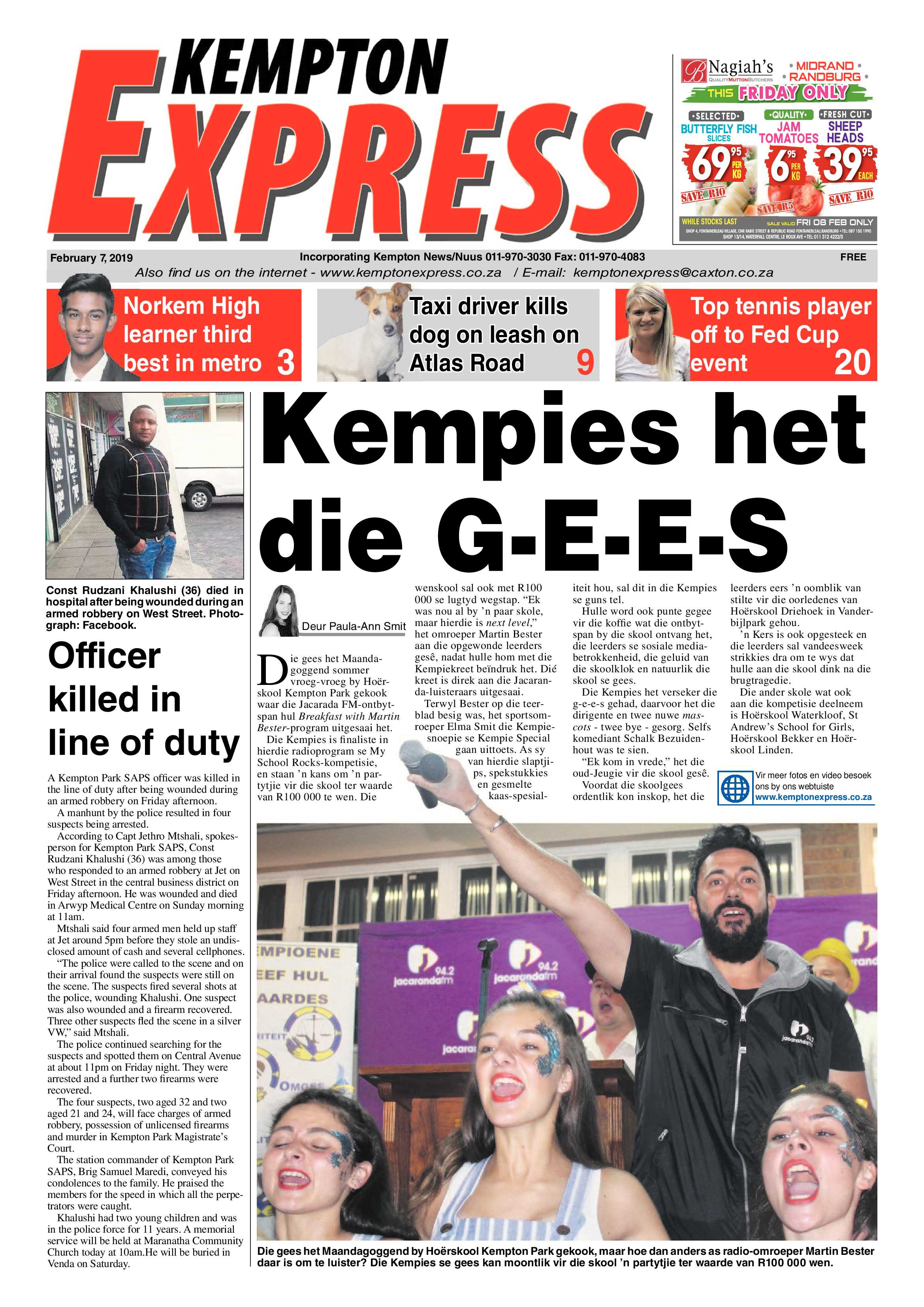 Kempton Express 07 February 2019 page 1