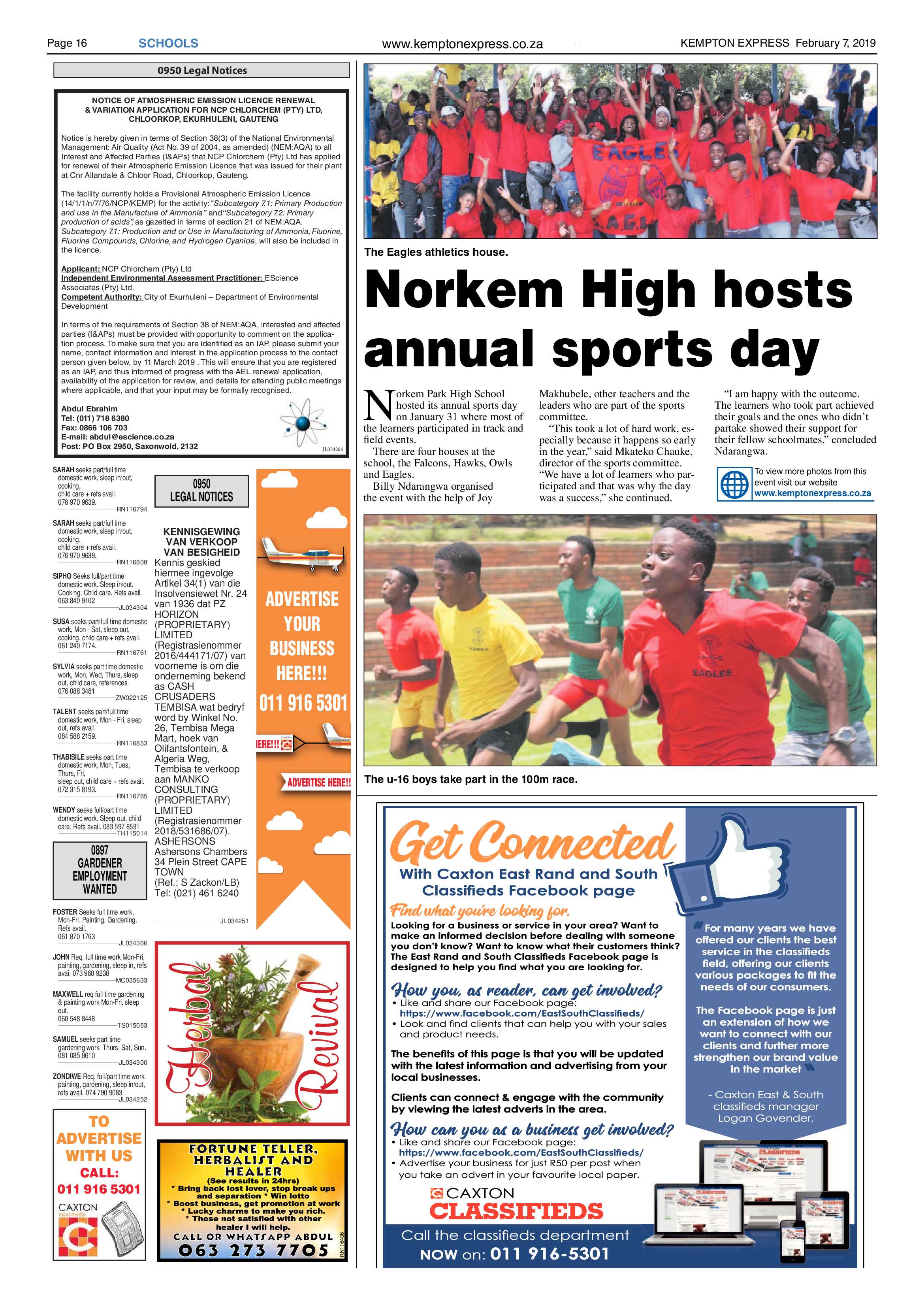 Kempton Express 07 February 2019 page 16