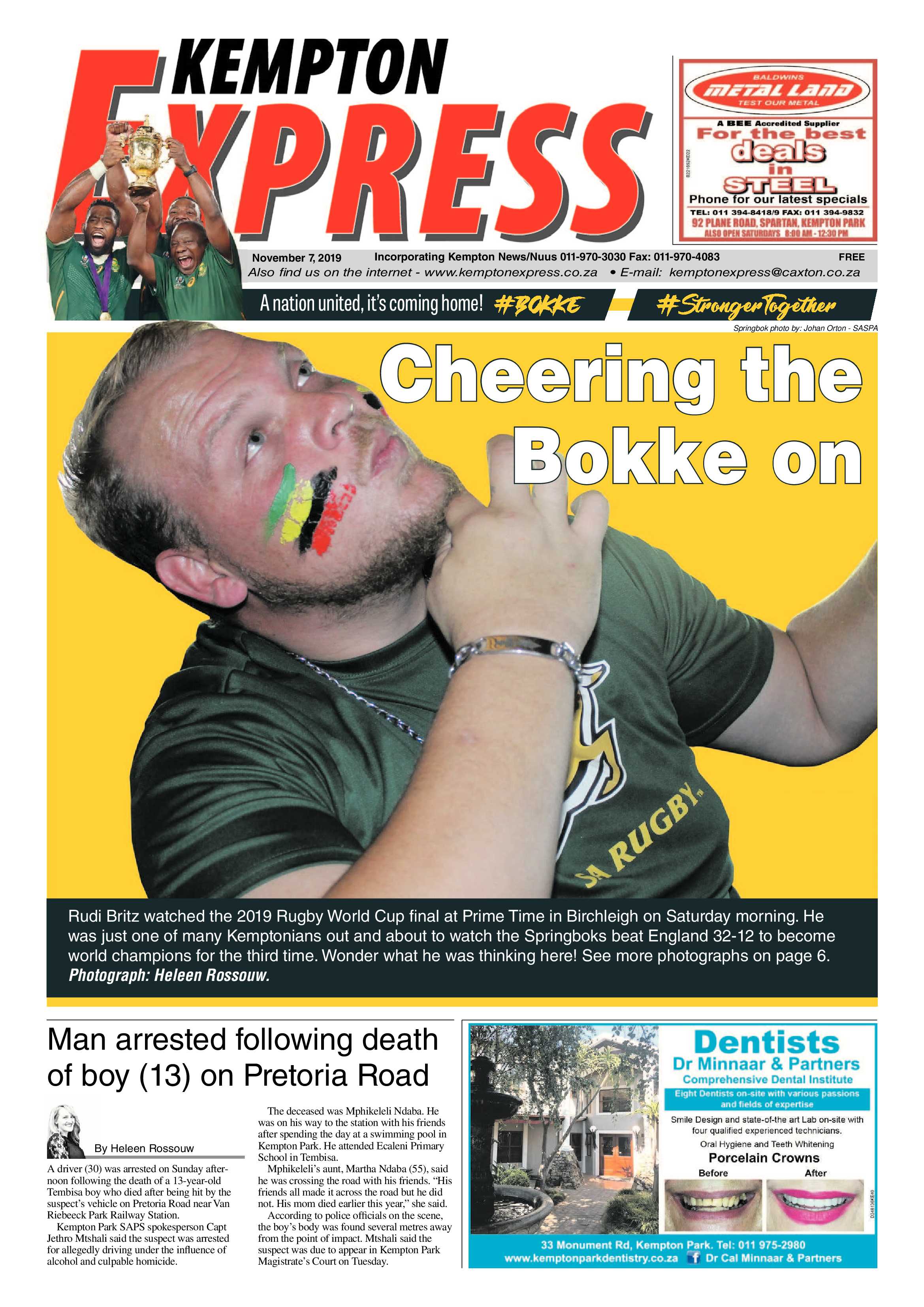 Kempton Express 07 November 2019 page 1