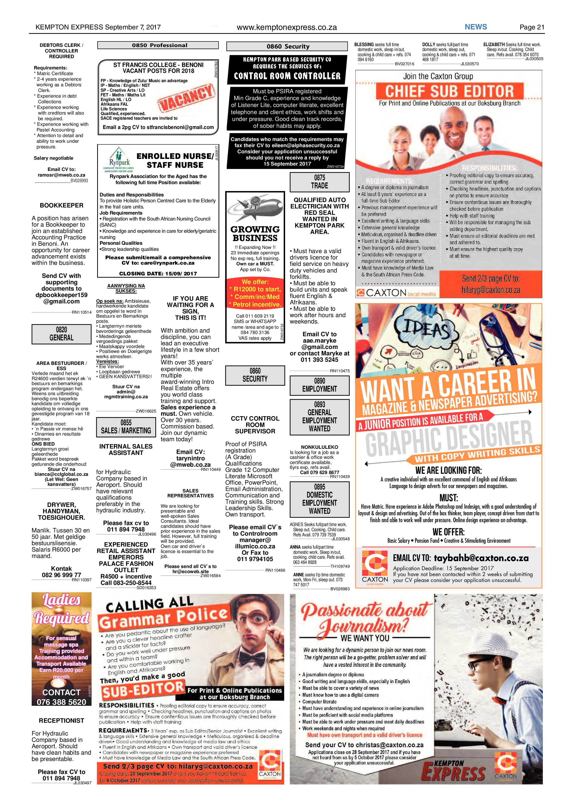 Kempton Express 07 September 2017 page 21