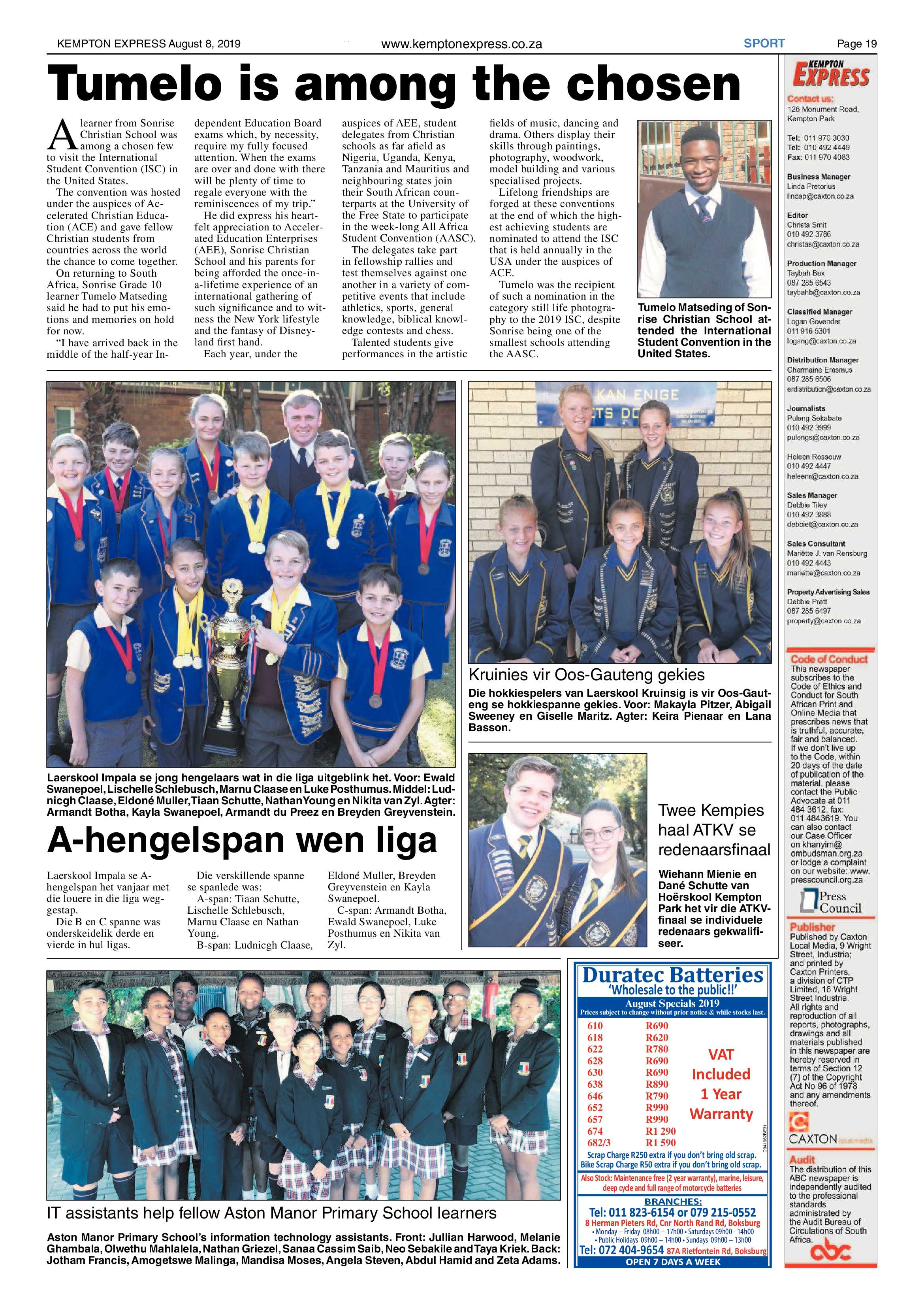 Kempton Express 08 August 2019 page 19