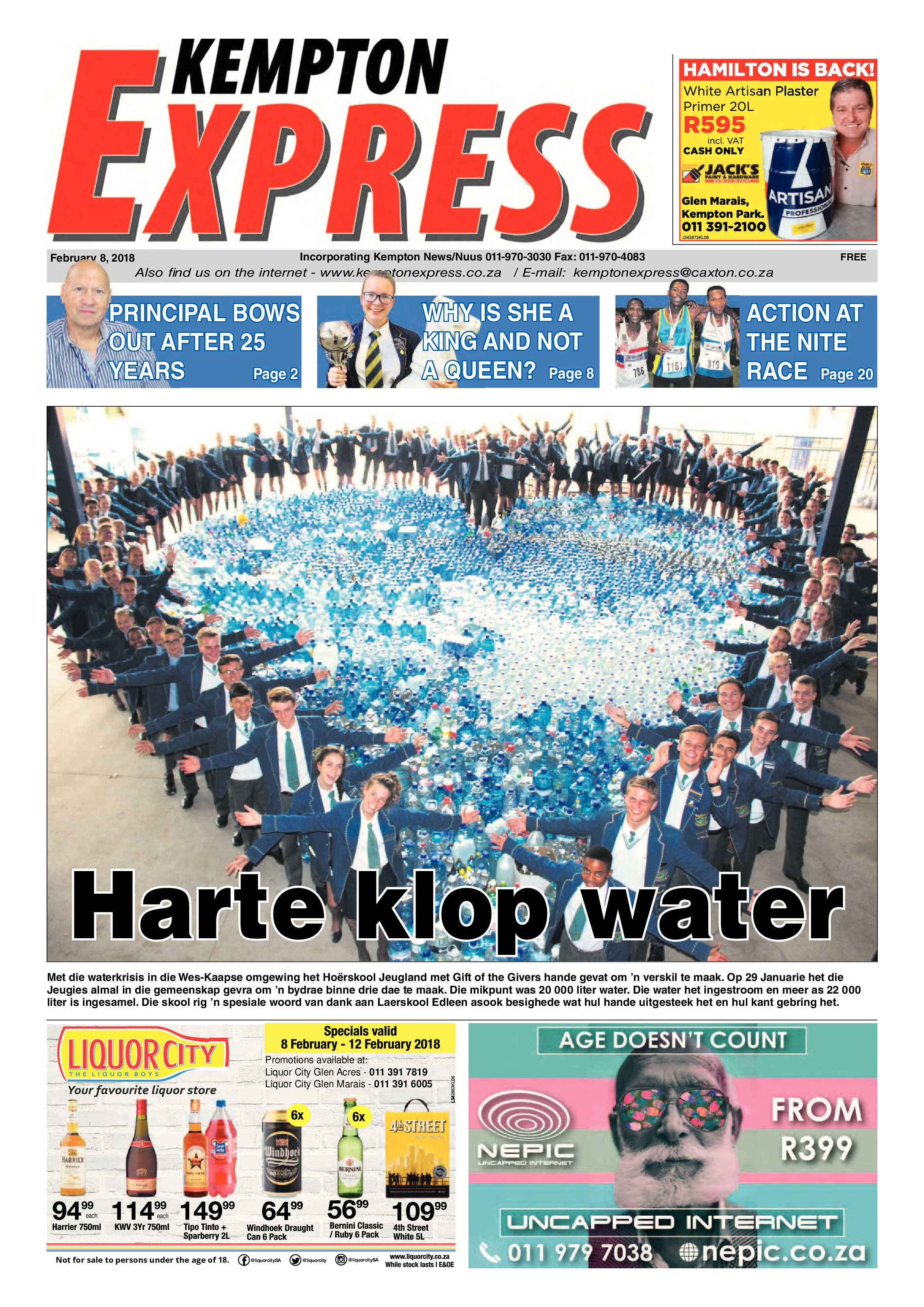 Kempton Express 08 February 2018 page 1