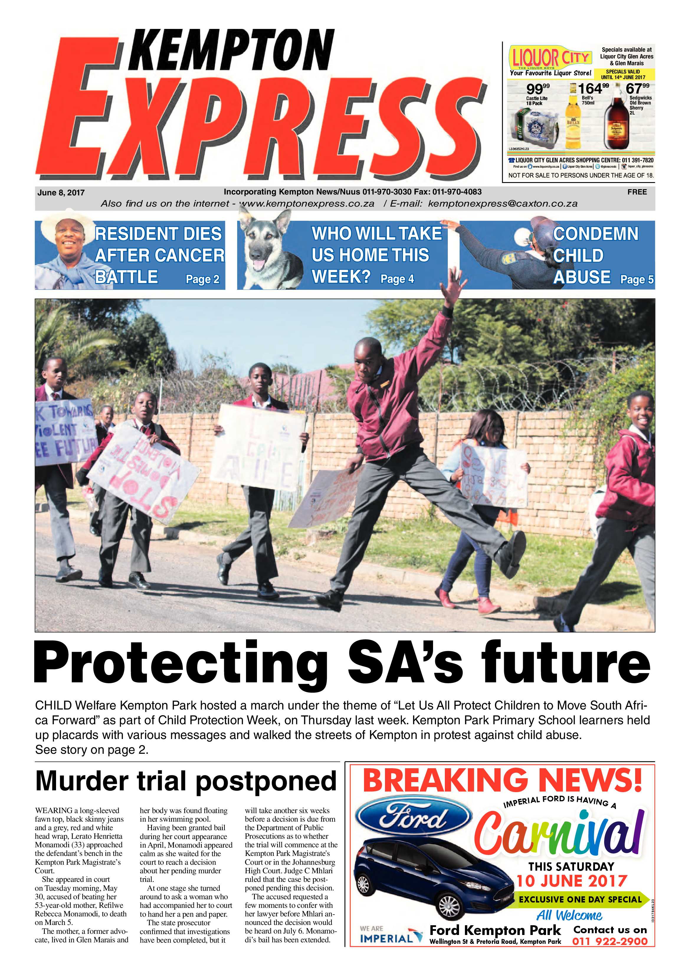 Kempton Express 08 June 2017 page 1