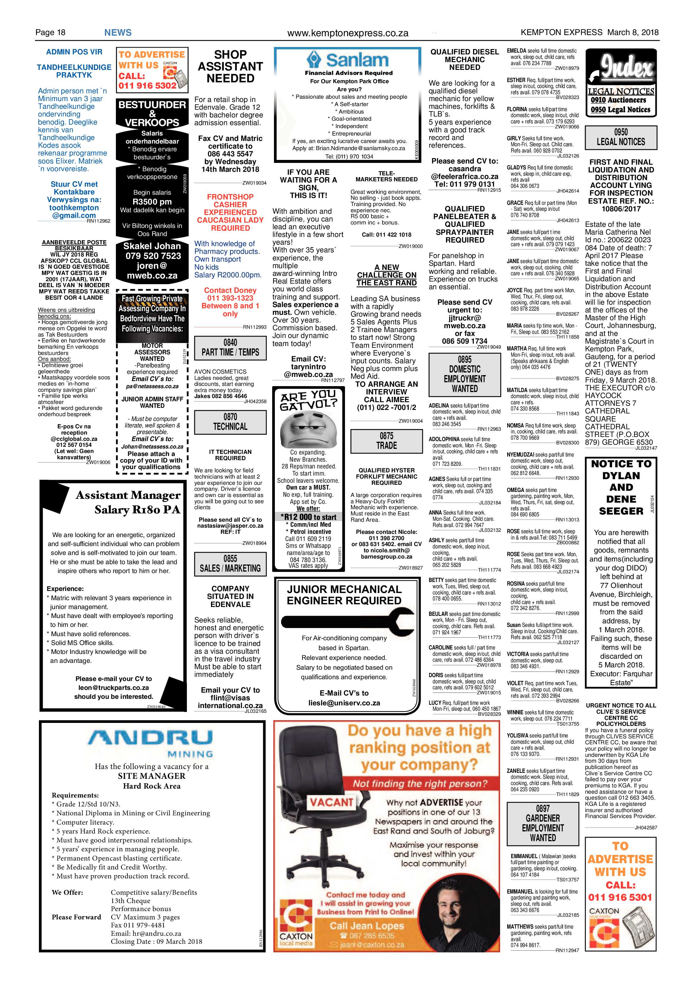 Kempton Express 08 March 2018 page 18