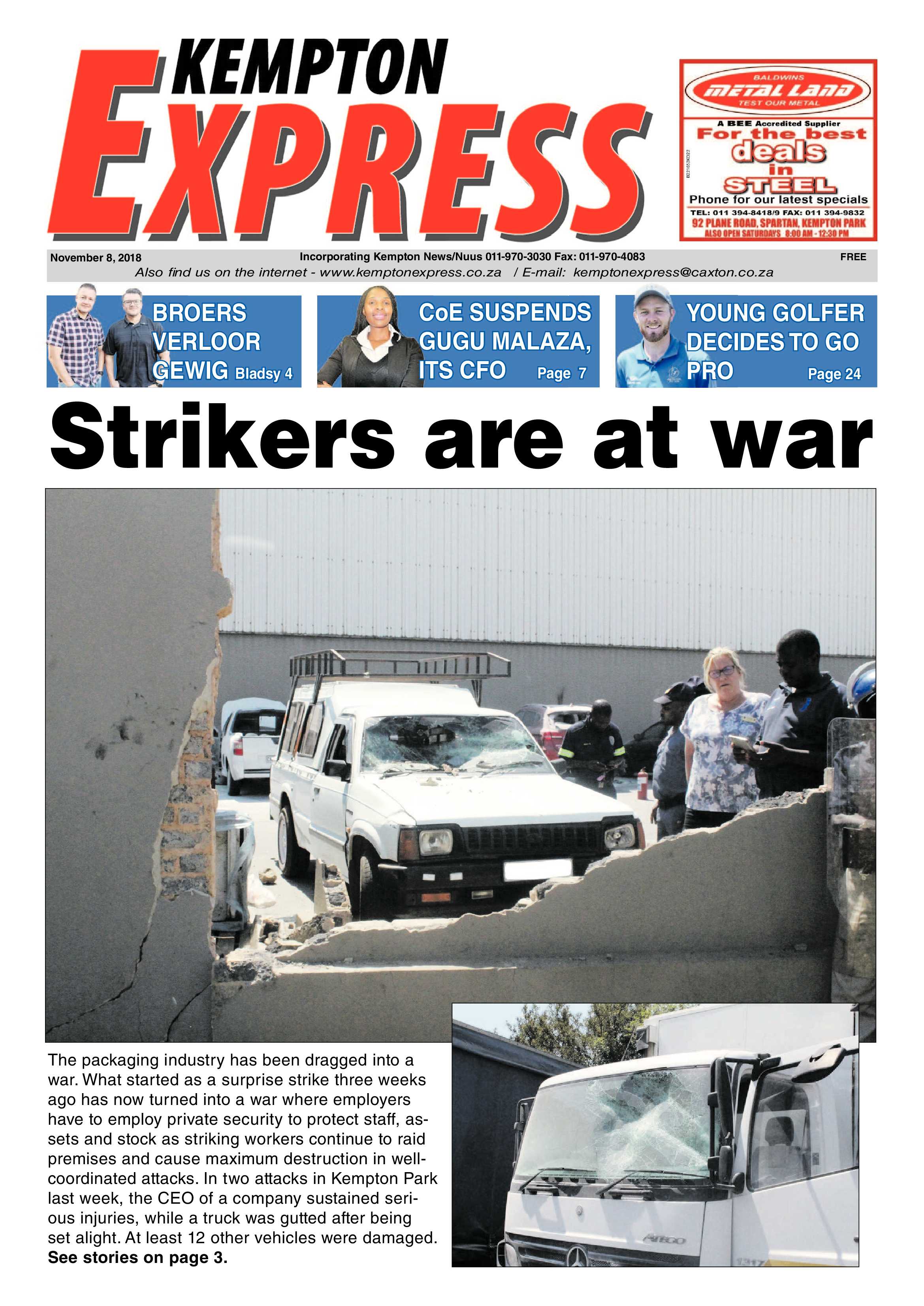 Kempton Express 08 November 2018 page 1