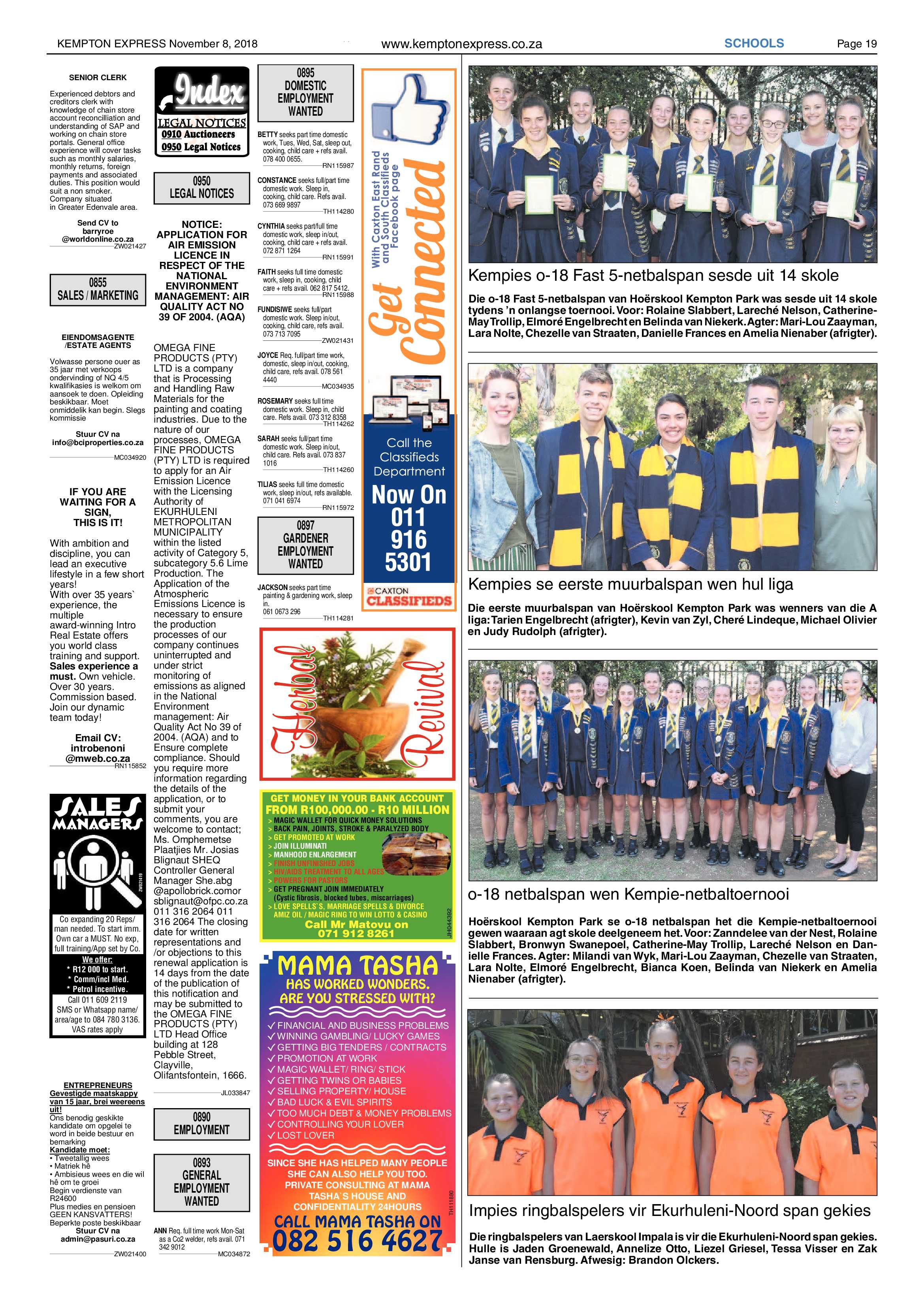 Kempton Express 08 November 2018 page 19
