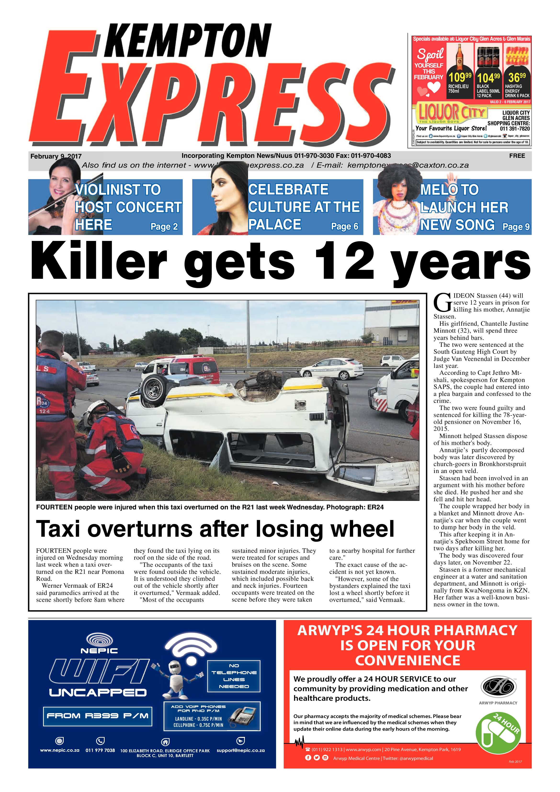 Kempton Express 09 February 2017 page 1