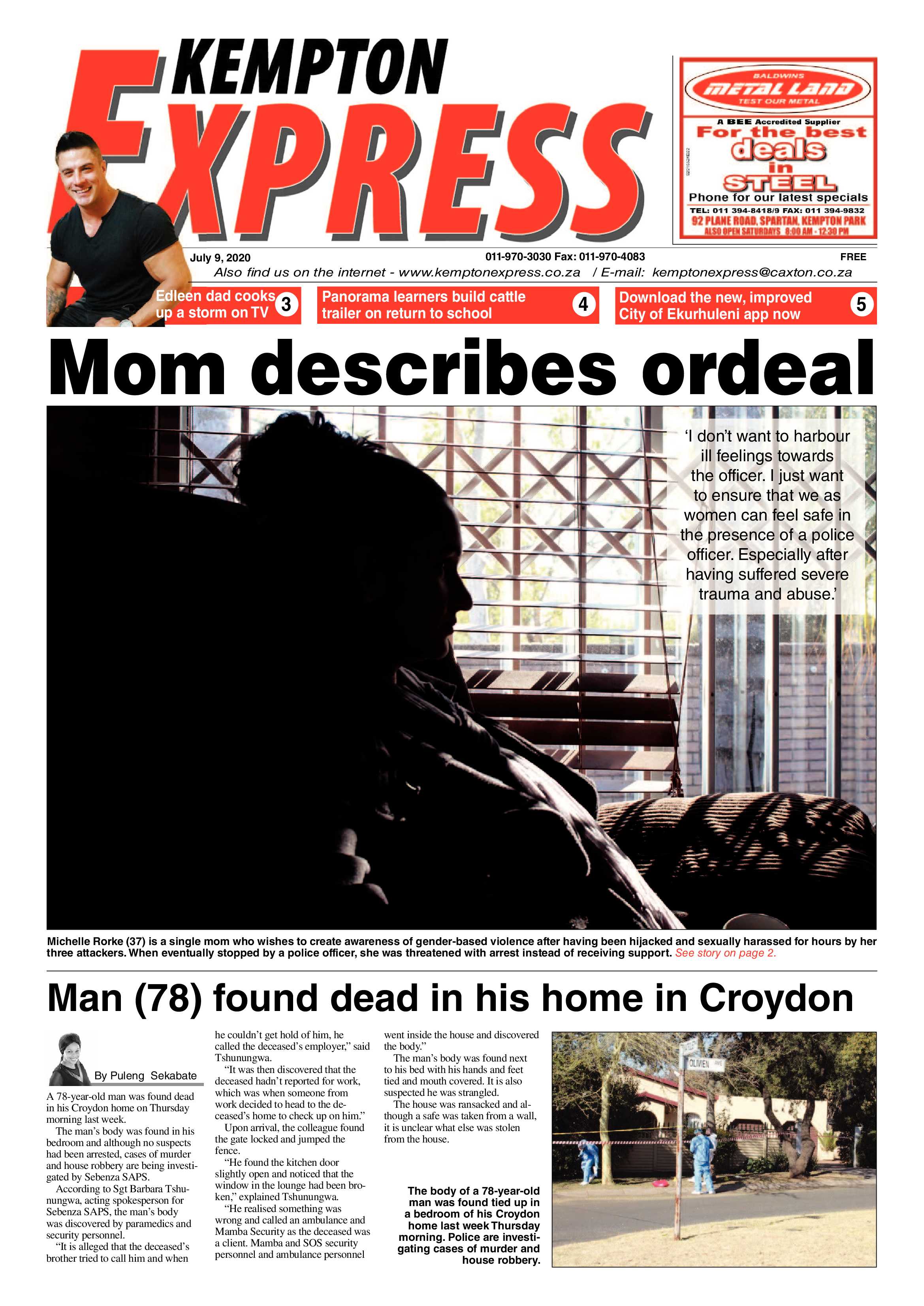 Kempton Express 09 July 2020 page 1