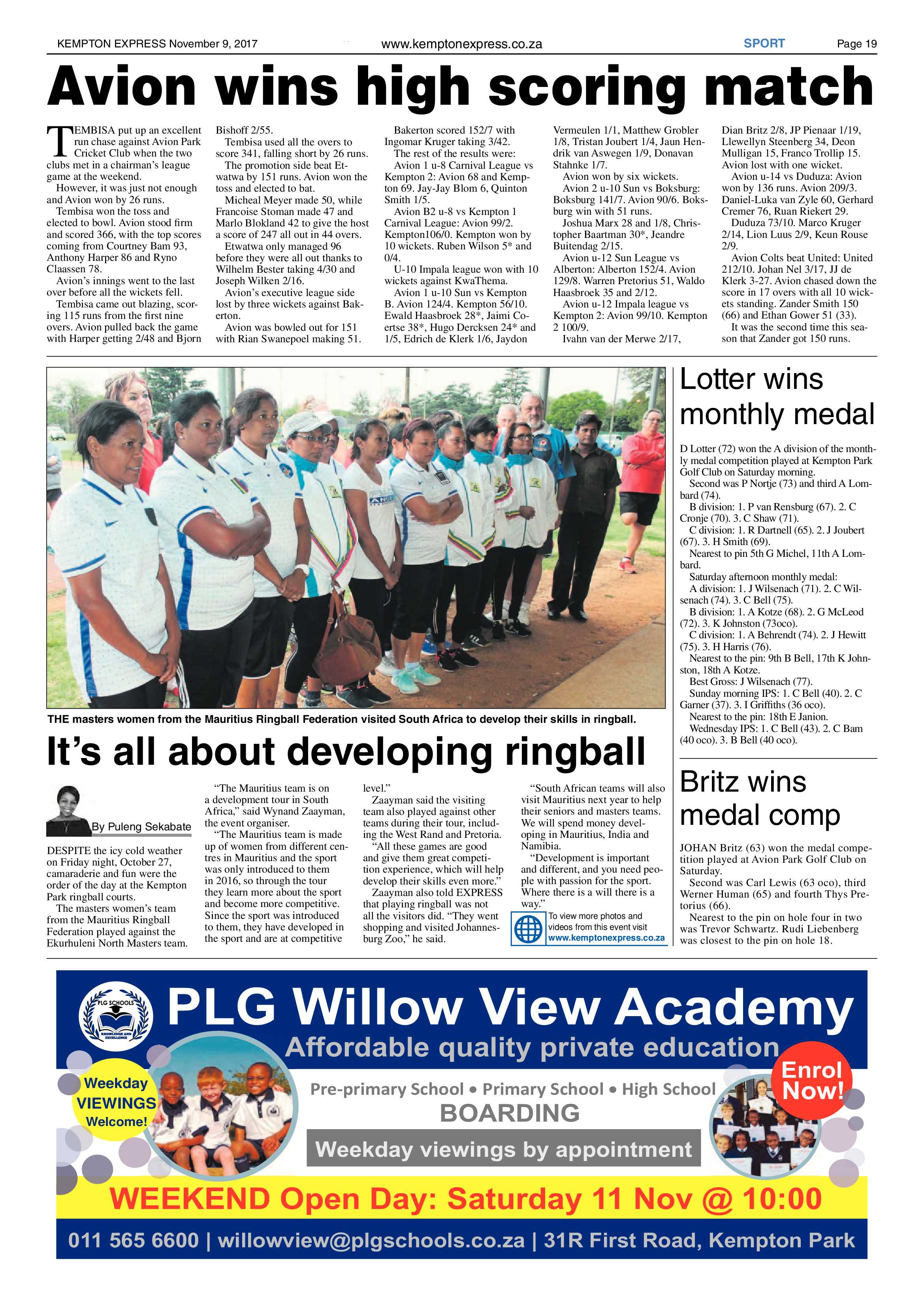 Kempton Express 09 November 2017 page 19