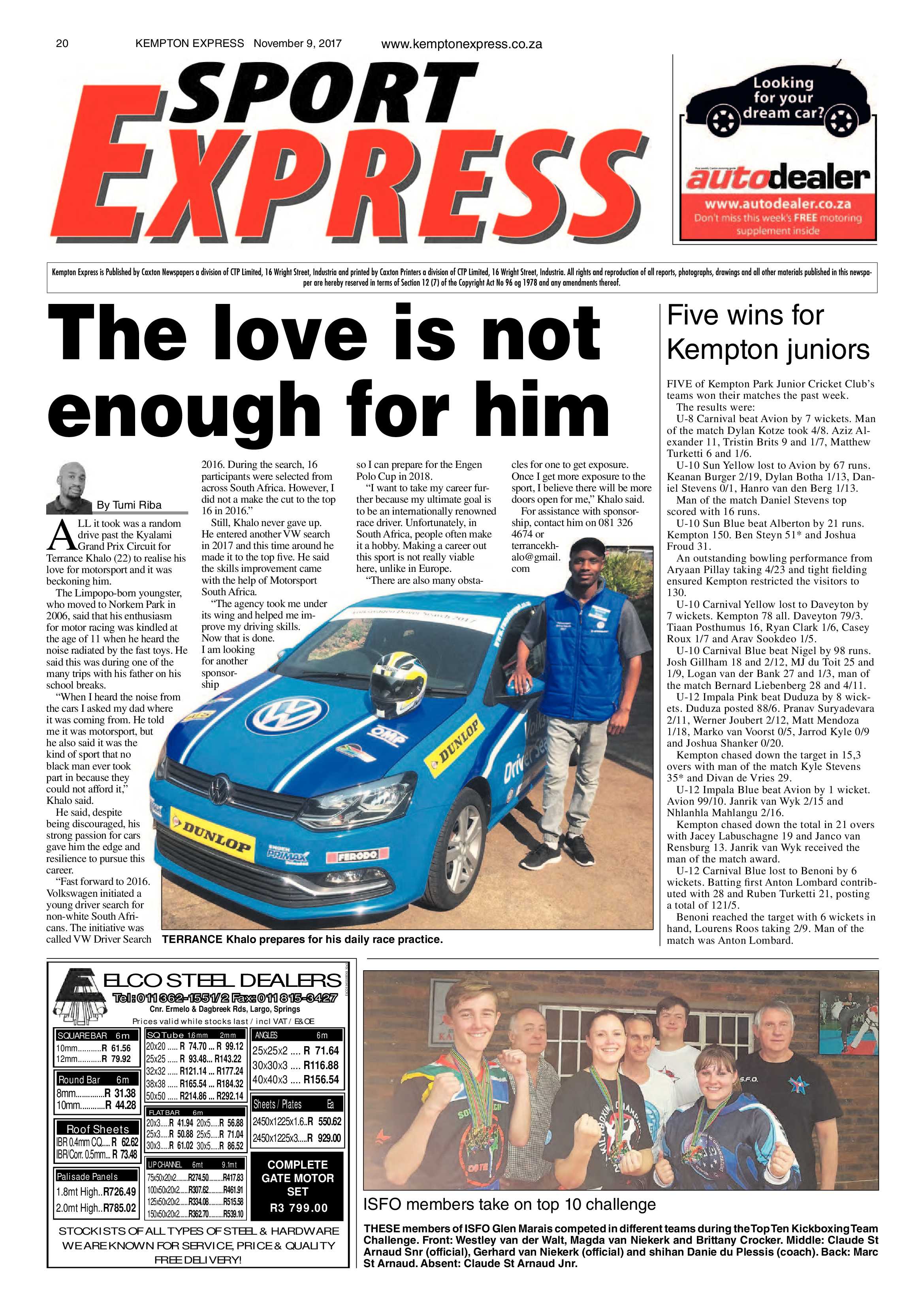 Kempton Express 09 November 2017 page 20