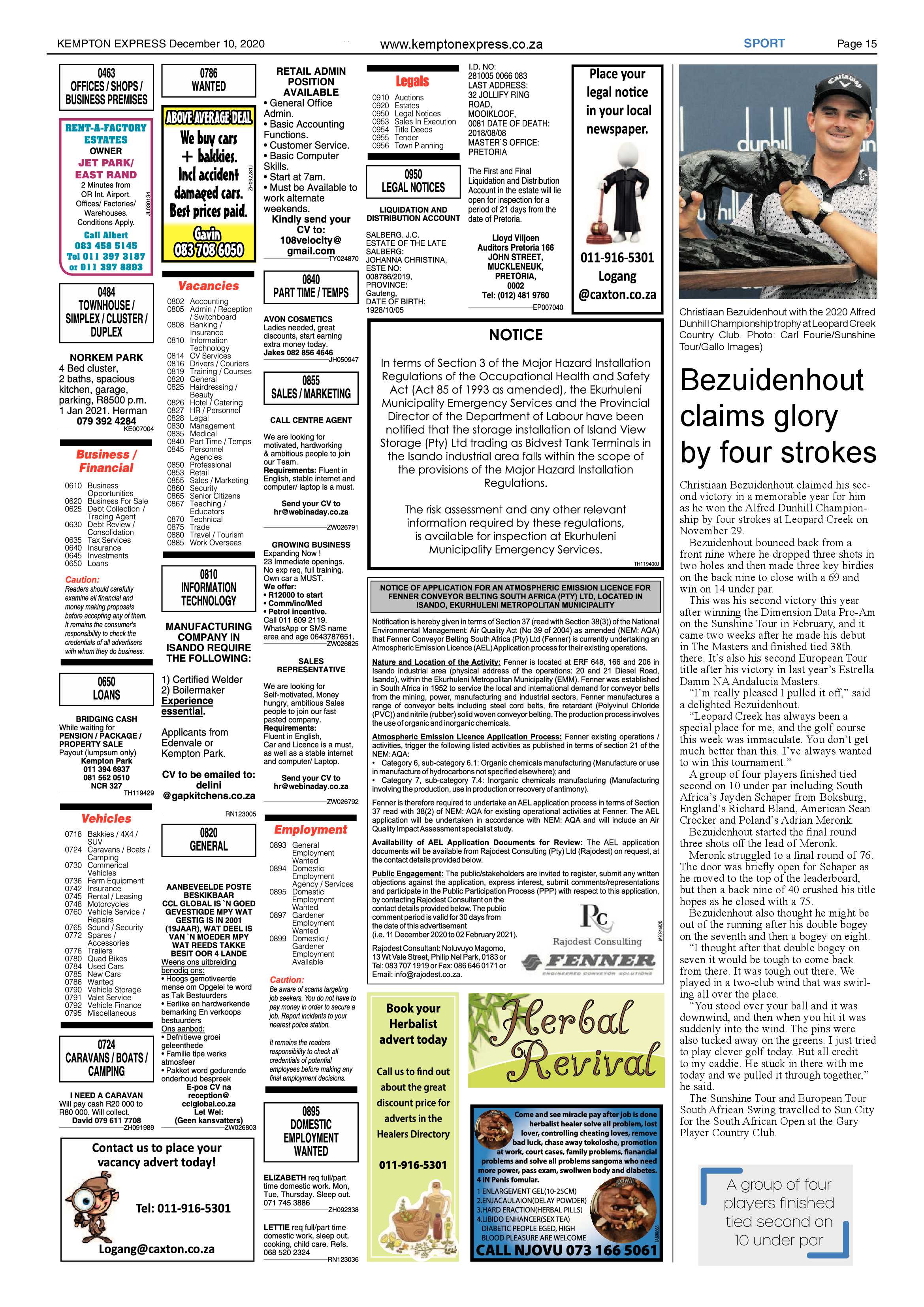 Kempton Express 10 December 2020 page 15