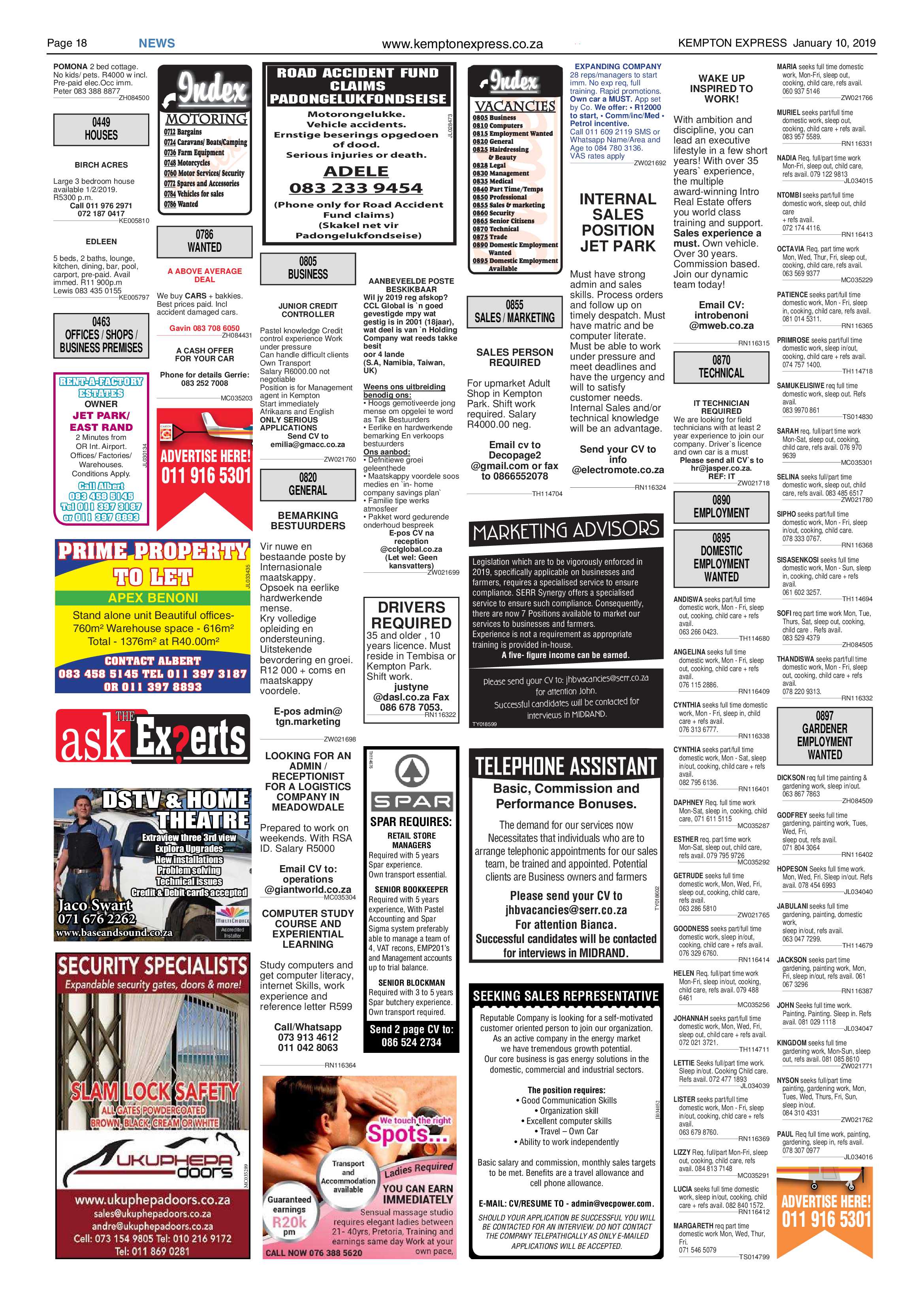 Kempton Express 10 January 2019 page 18