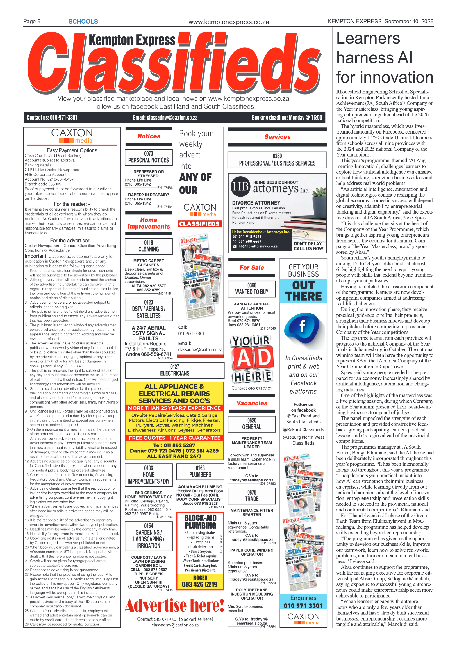 Kempton Express 10 September 2026 page 6
