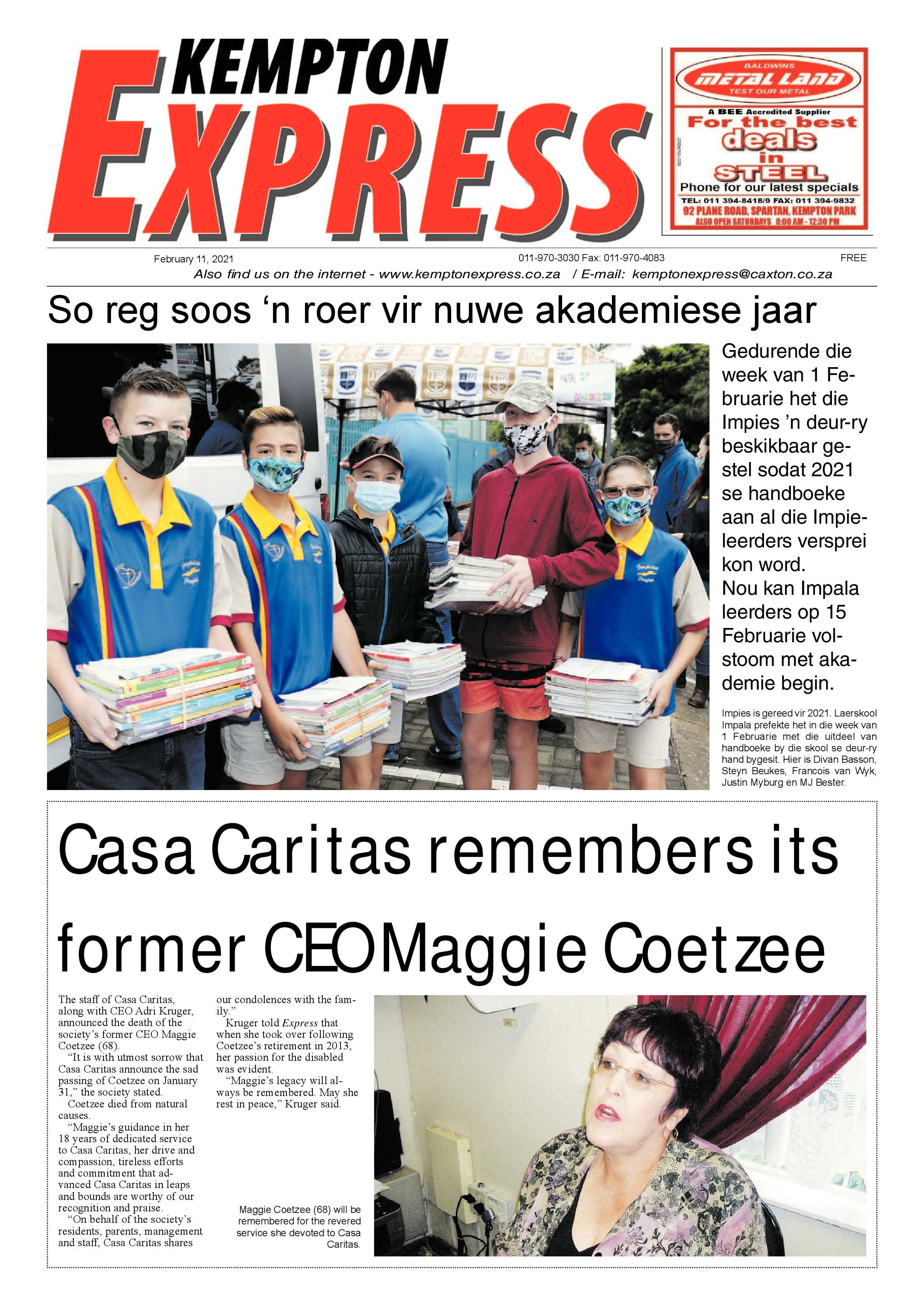 Kempton Express 11 February 2021 page 1