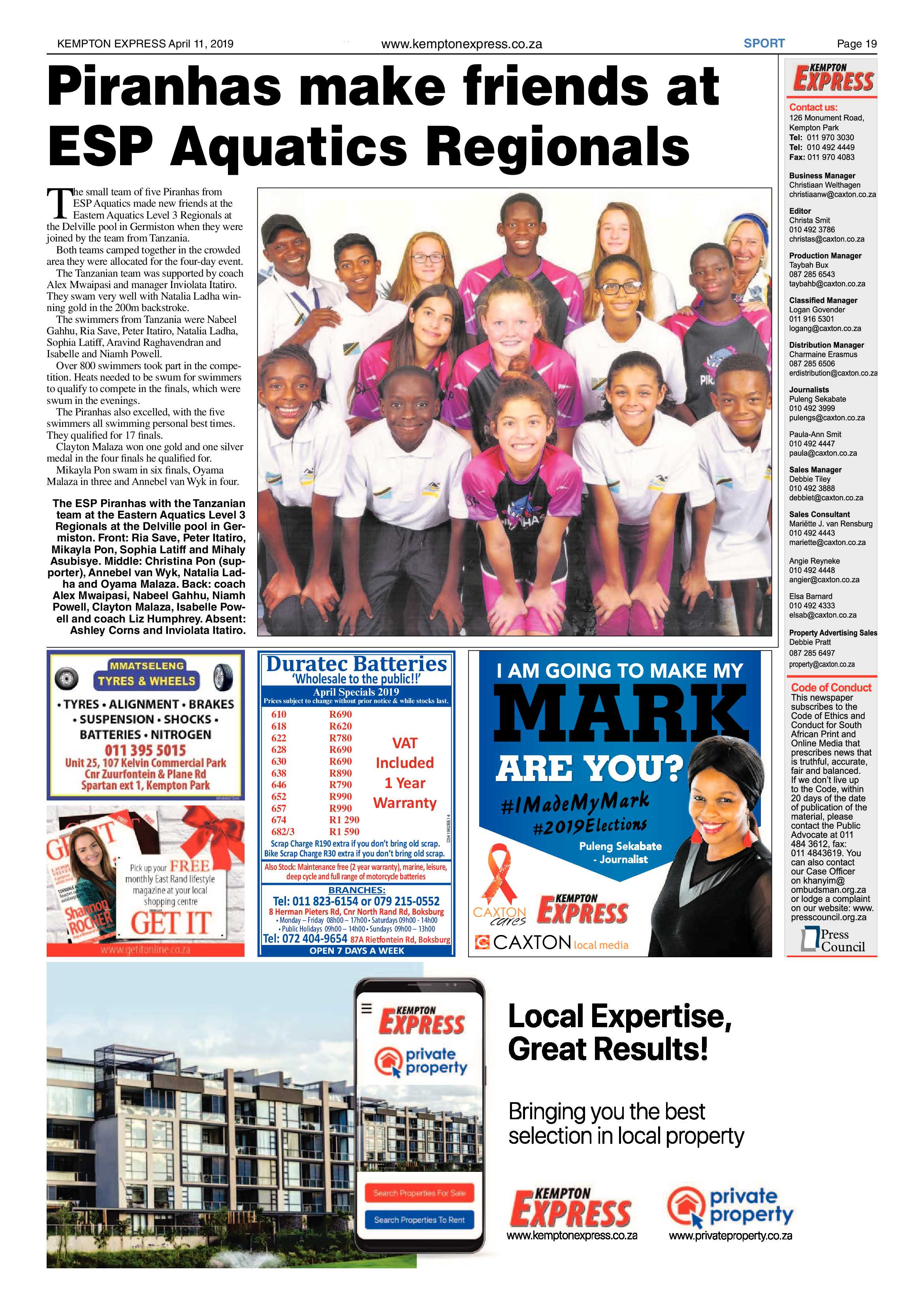 Kempton Express 11 April 2019 page 19