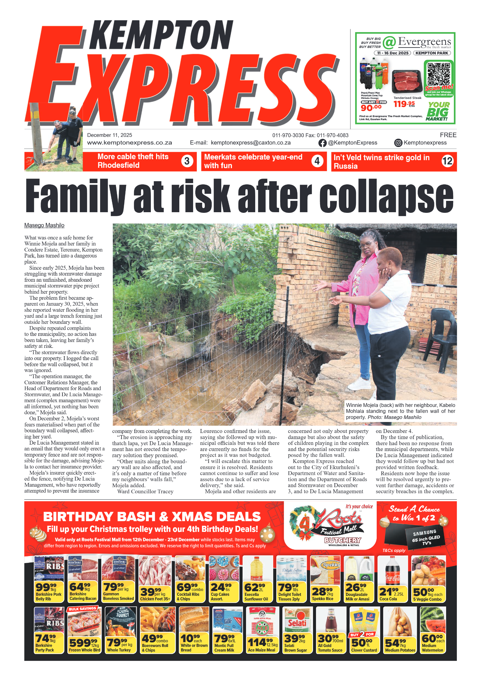 Kempton Express 11 December 2025 page 1