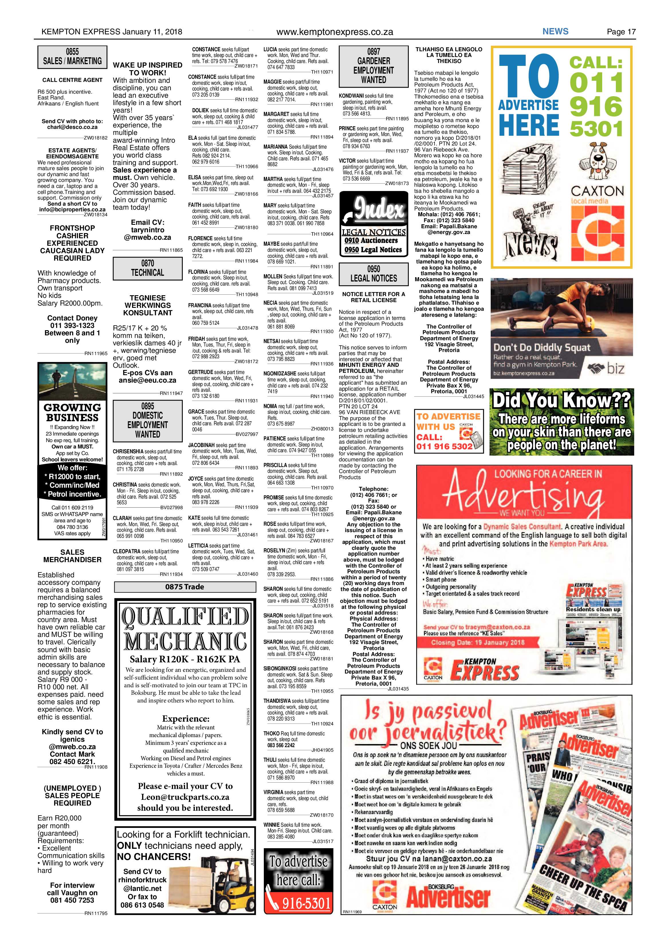 Kempton Express 11 January 2018 page 17