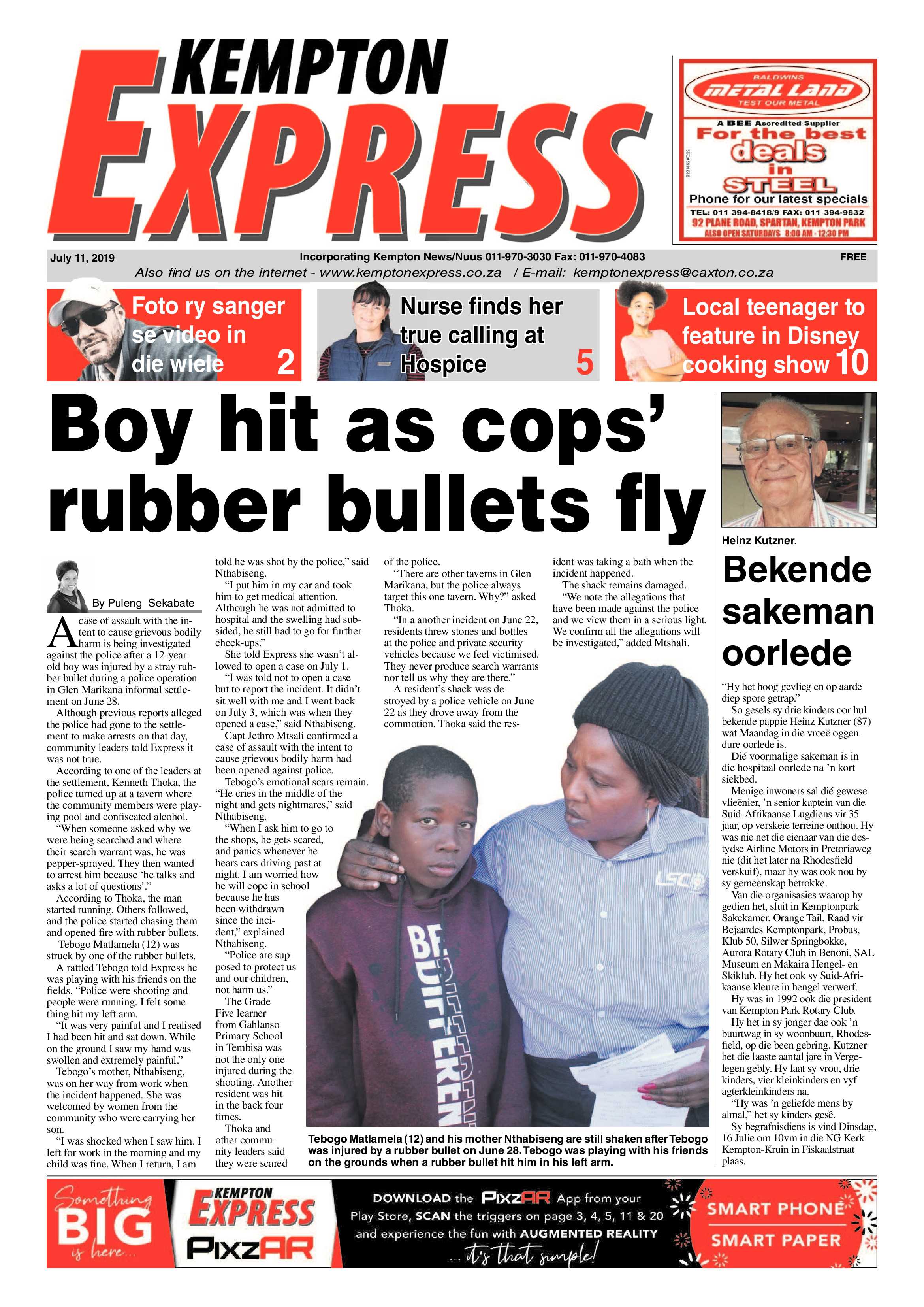 Kempton Express 11 July 2019 page 1