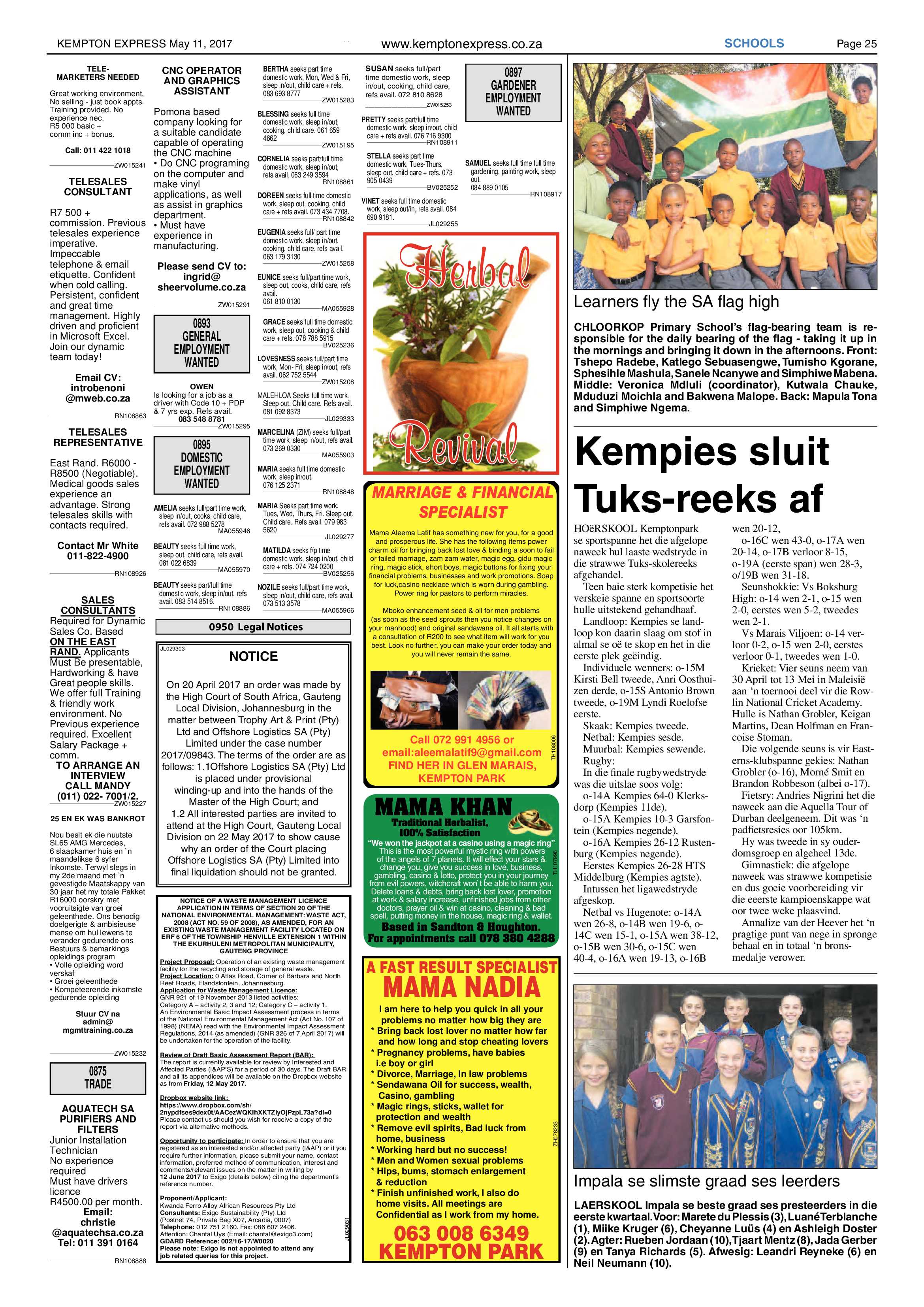 Kempton Express 11 May 2017 page 25