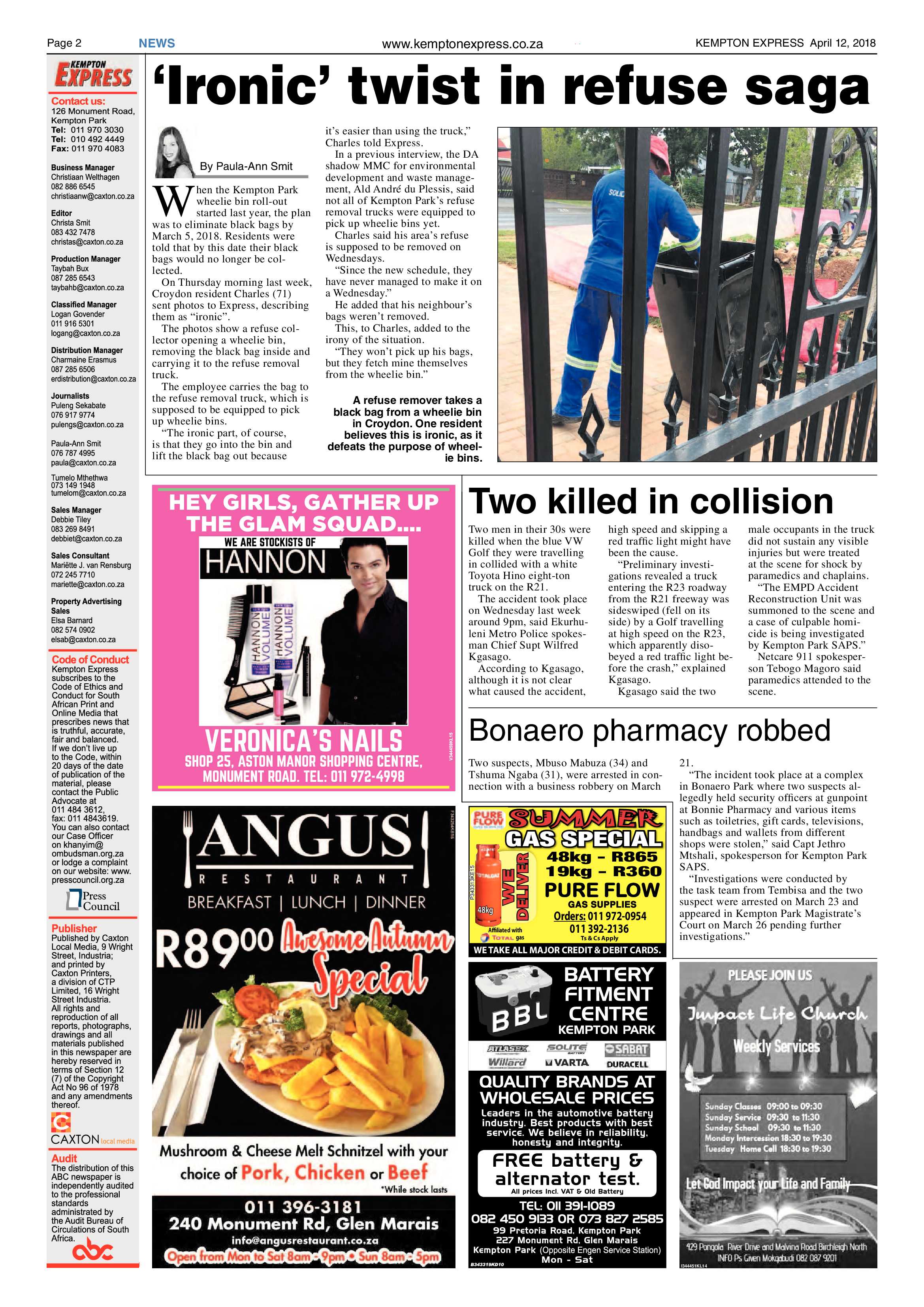 Kempton Express 12 April 2018 page 2