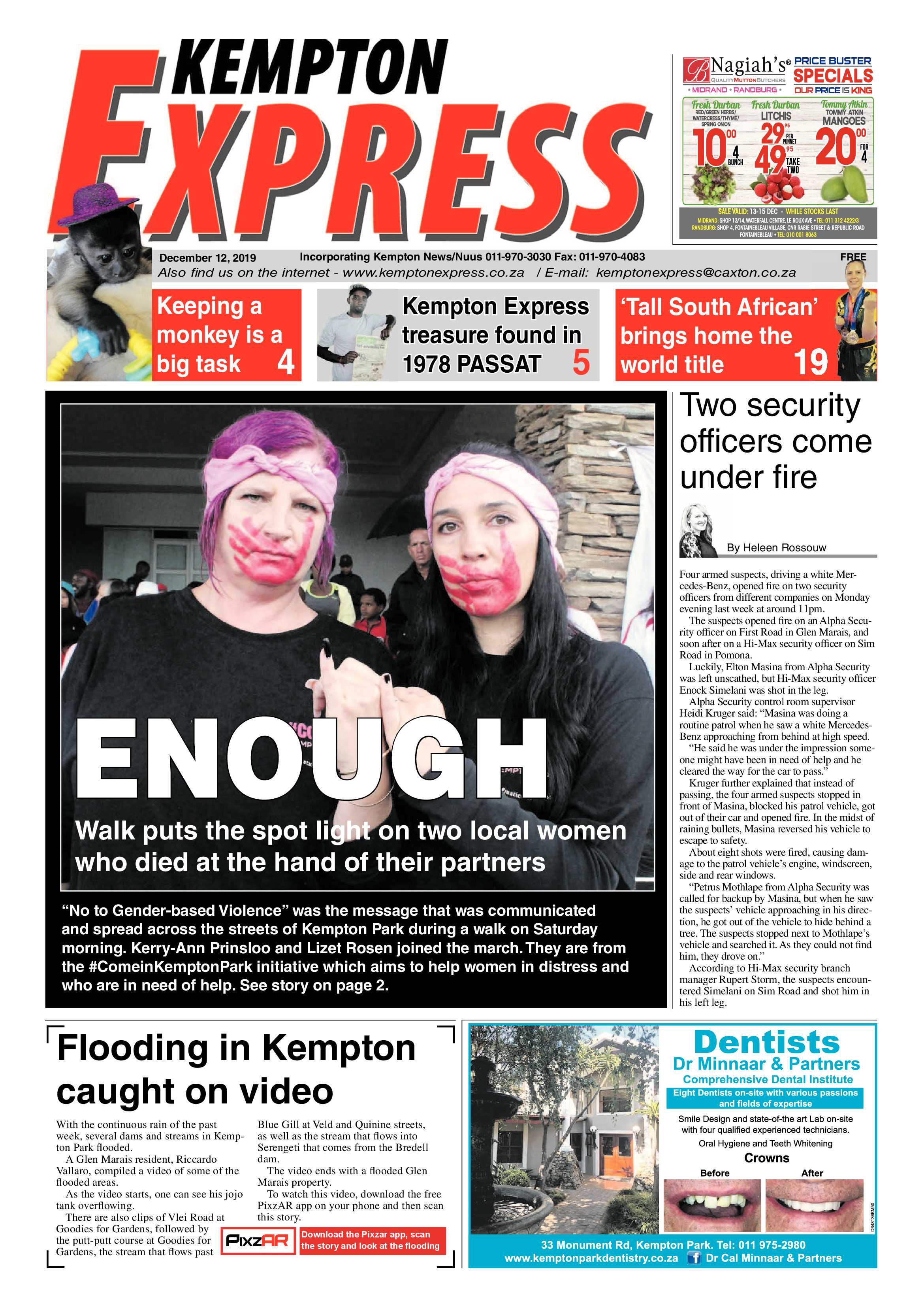 Kempton Express 12 December 2019 page 1